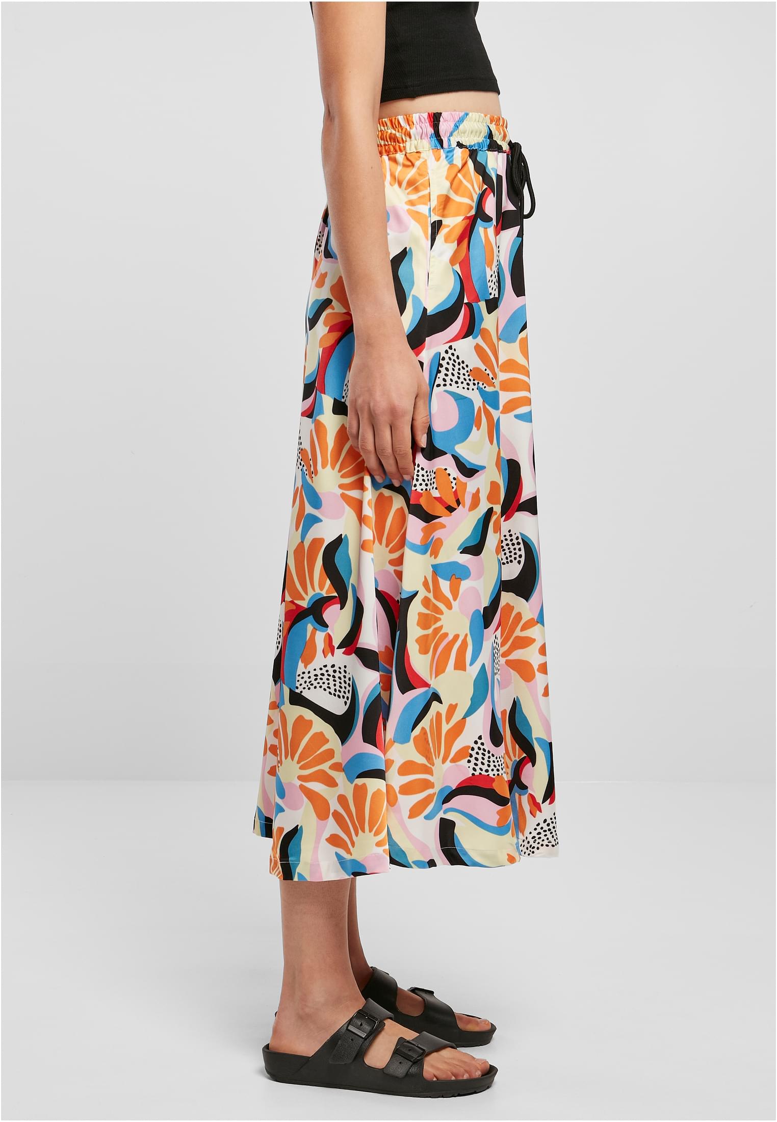 Ladies AOP Satin Midi Skirt magicmangoabstract 3XL - variant image 3
