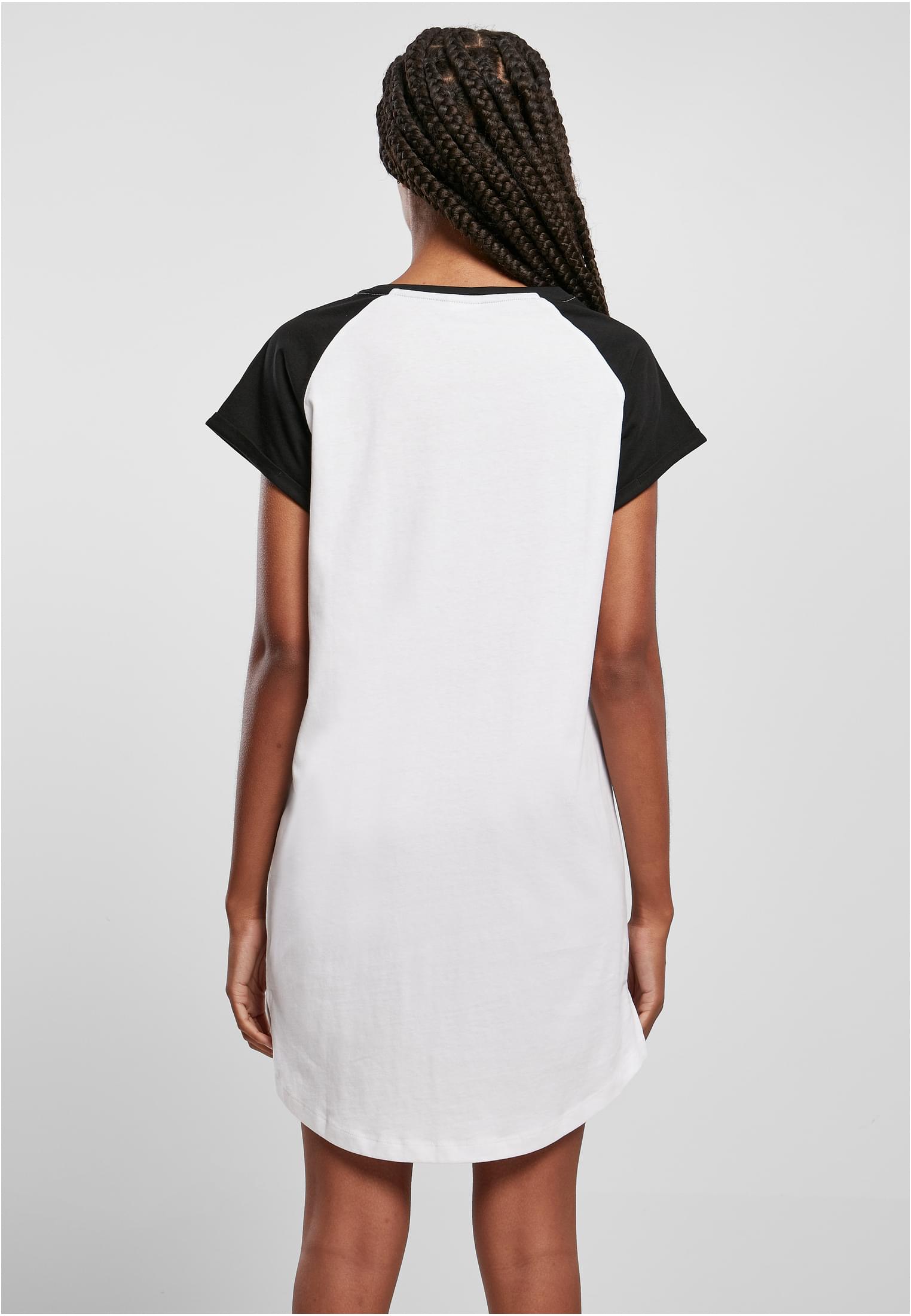 T-shirt à col rond contrasté femme taille 3XL blanc/noir
 - variant image 2