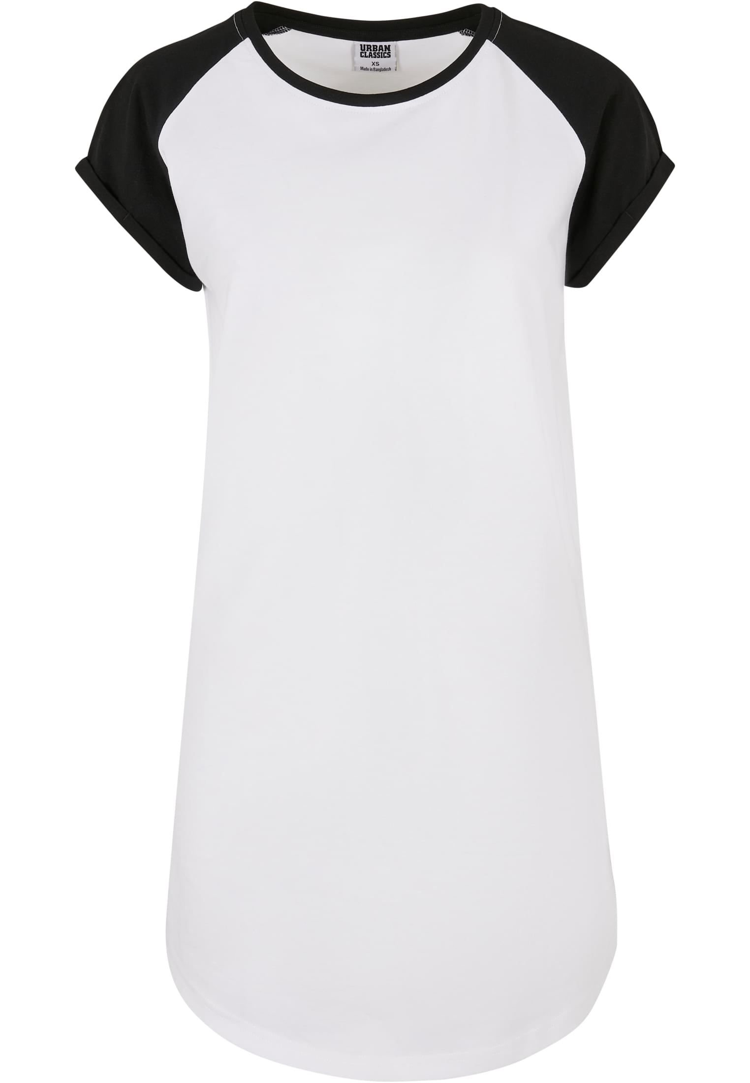 T-shirt à col rond contrasté femme taille 3XL blanc/noir
 - variant image 5