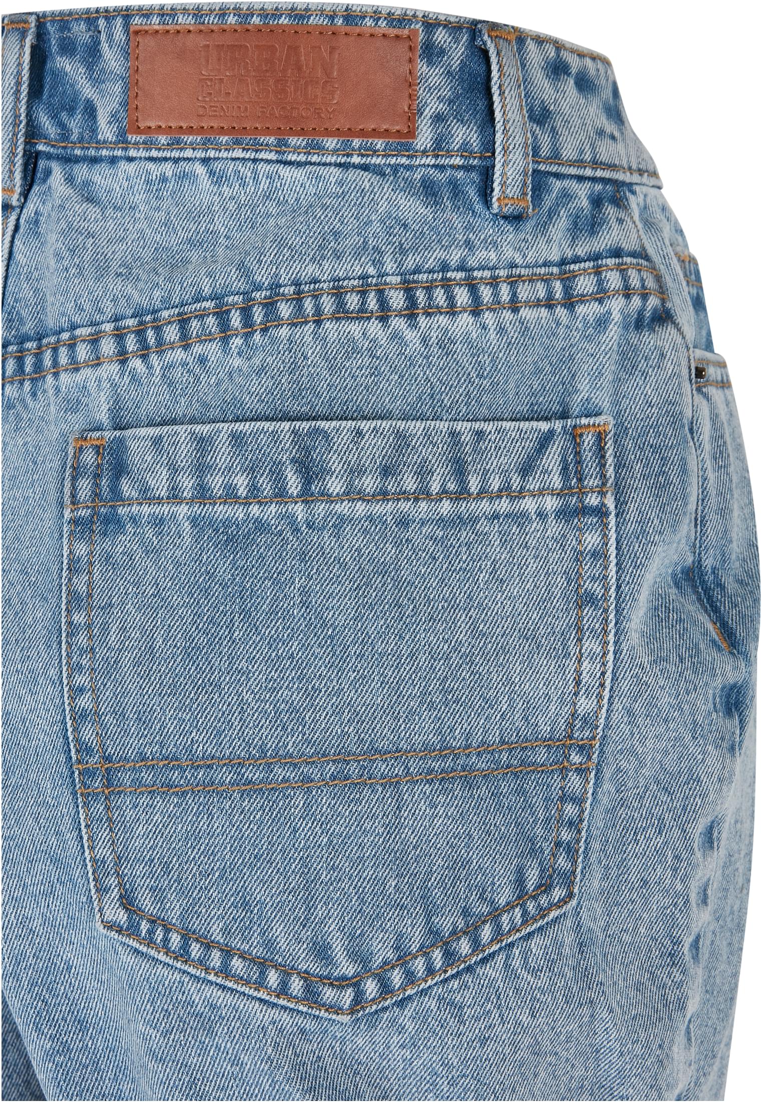 Mujeres cintura alta pantalones anchos boyfriend teñidos azul claro lavado 26
 - variant image 10