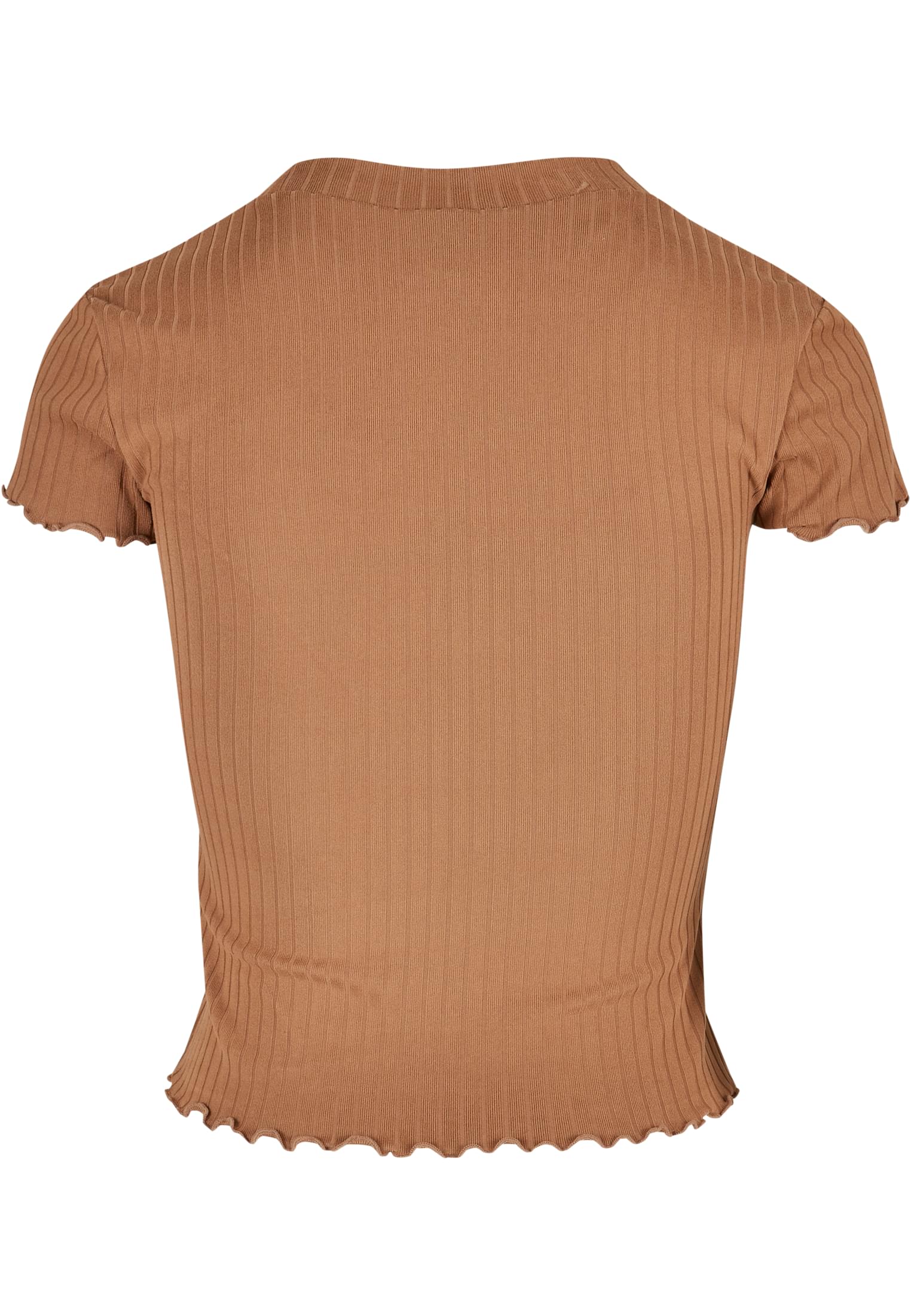 Ladies Short Rib Tee darktaupe 3XL - variant image 5