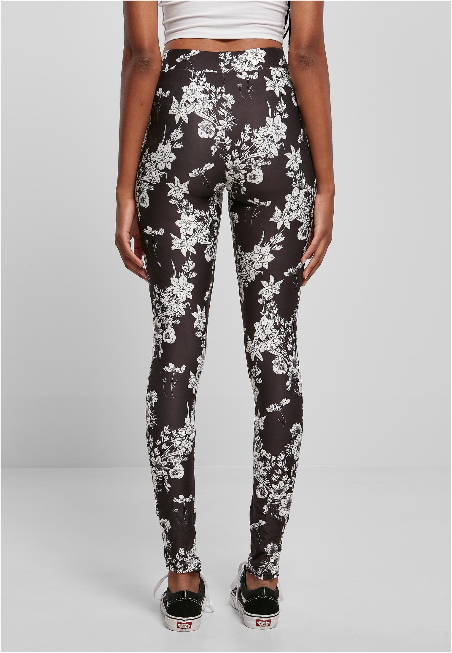 Ladies Soft AOP Leggings blackflower 3XL - variant image 2