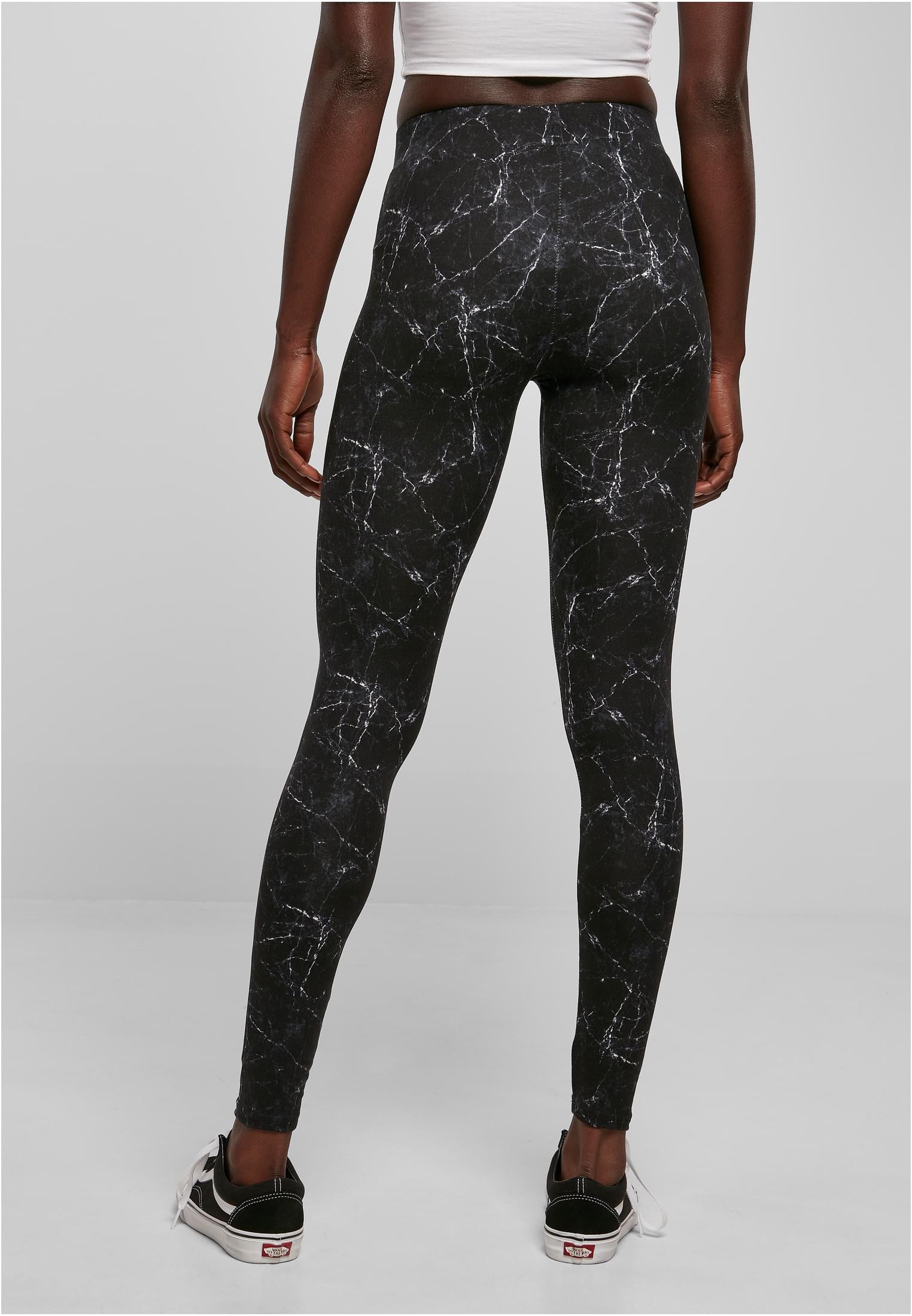 Ladies Soft AOP Leggings blackmarble 3XL - variant image 2
