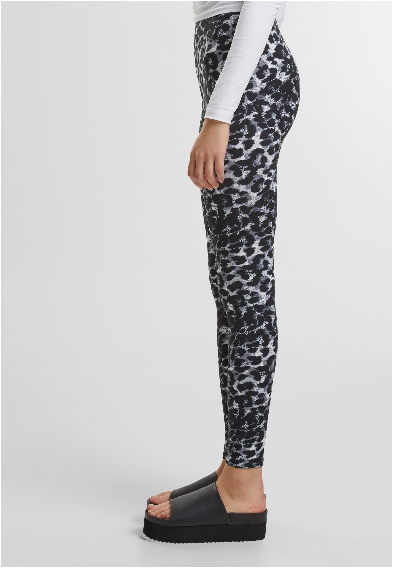 Ladies Soft AOP Leggings blackleo 3XL - variant image 1