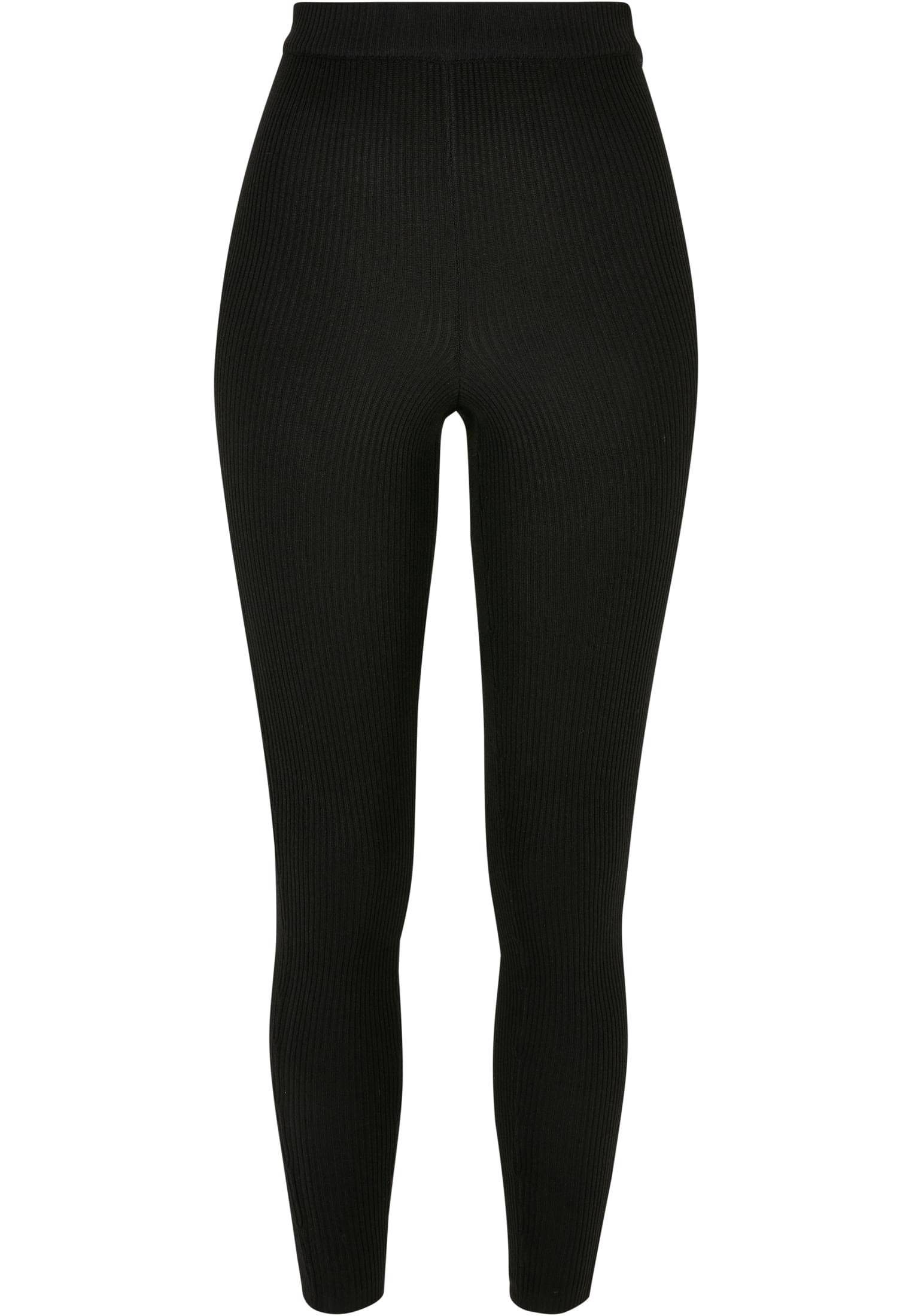 Ladies Rib Knit Leggings black 3XL - variant image 5