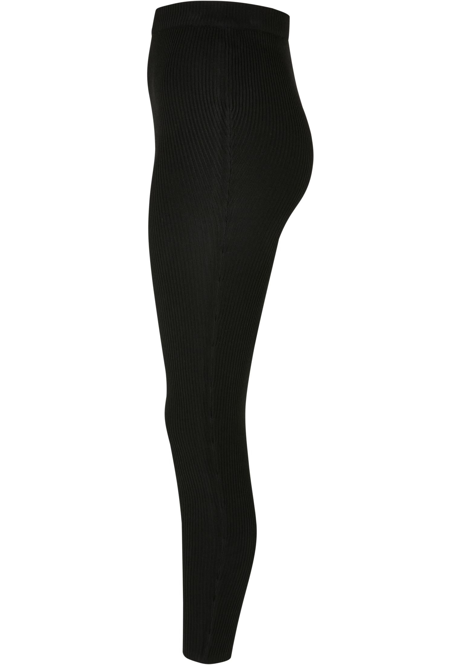 Ladies Rib Knit Leggings black 3XL - variant image 6