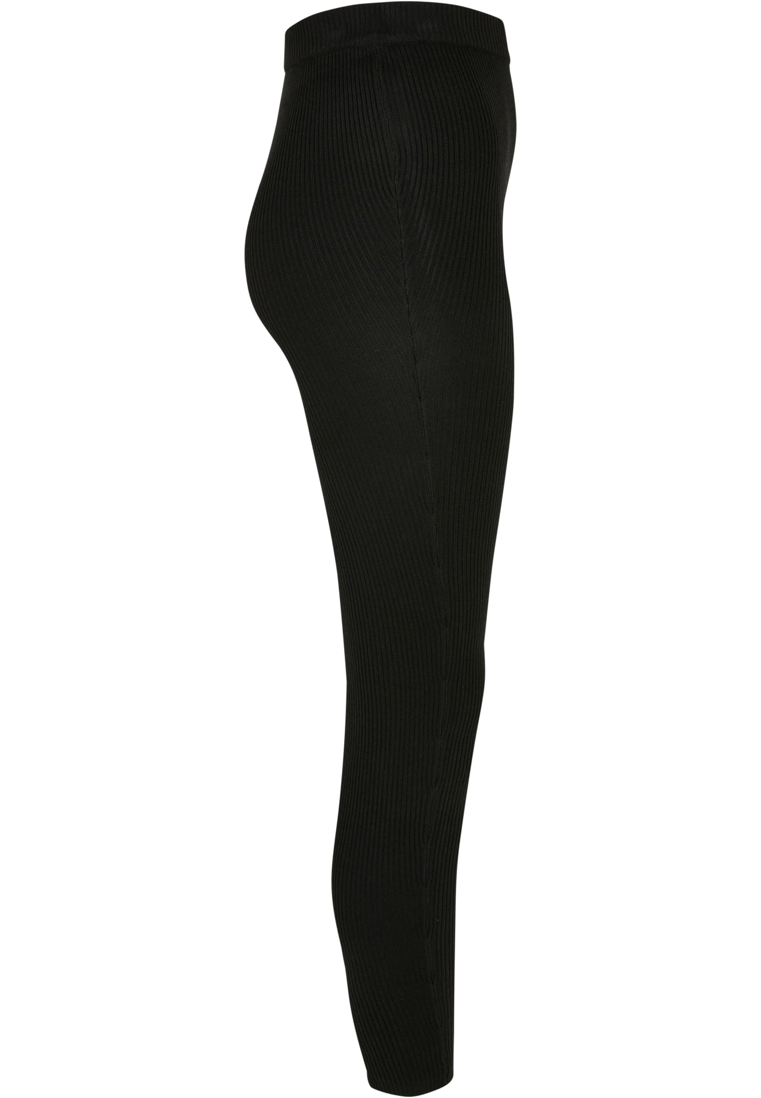 Ladies Rib Knit Leggings black 3XL - variant image 8