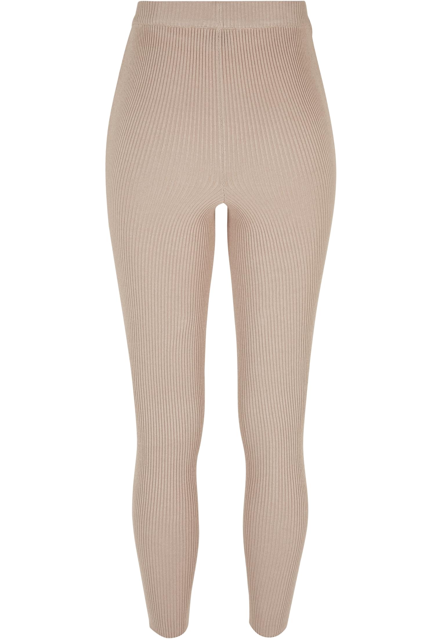 Ladies Rib Knit Leggings lighttaupe 3XL - variant image 7