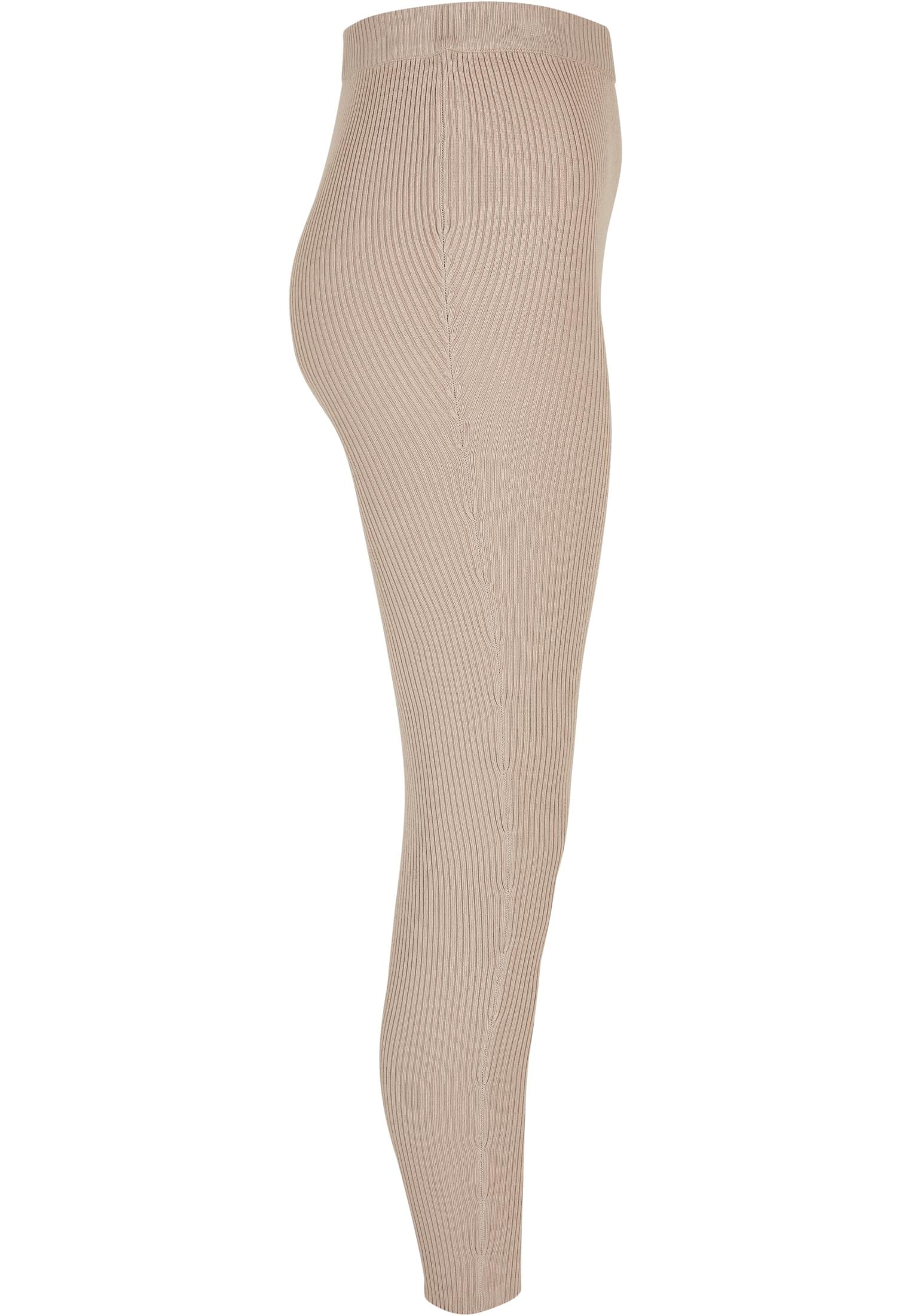 Ladies Rib Knit Leggings lighttaupe 3XL - variant image 8