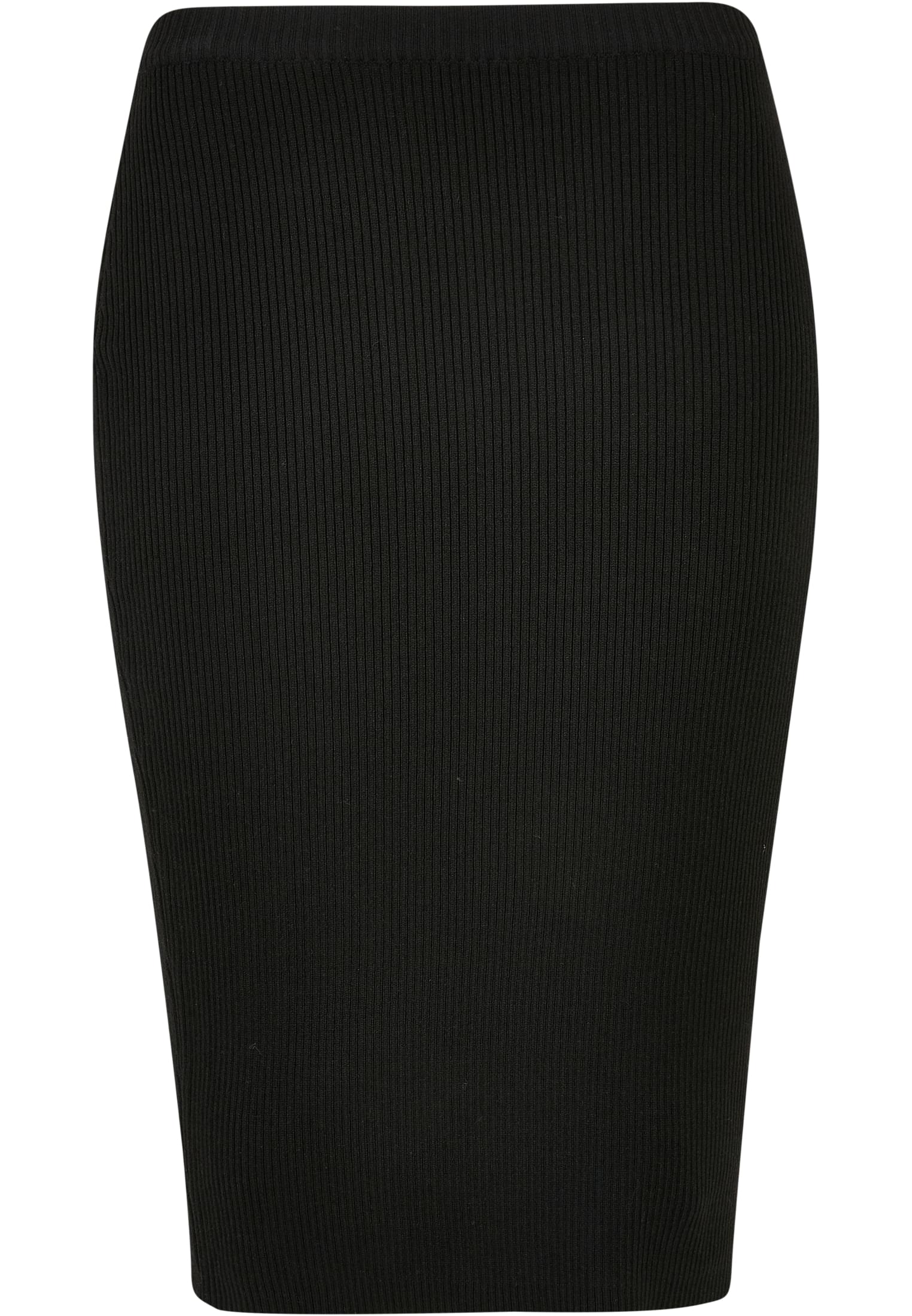 Ladies Rib Knit Midi Skirt black 3XL - variant image 5