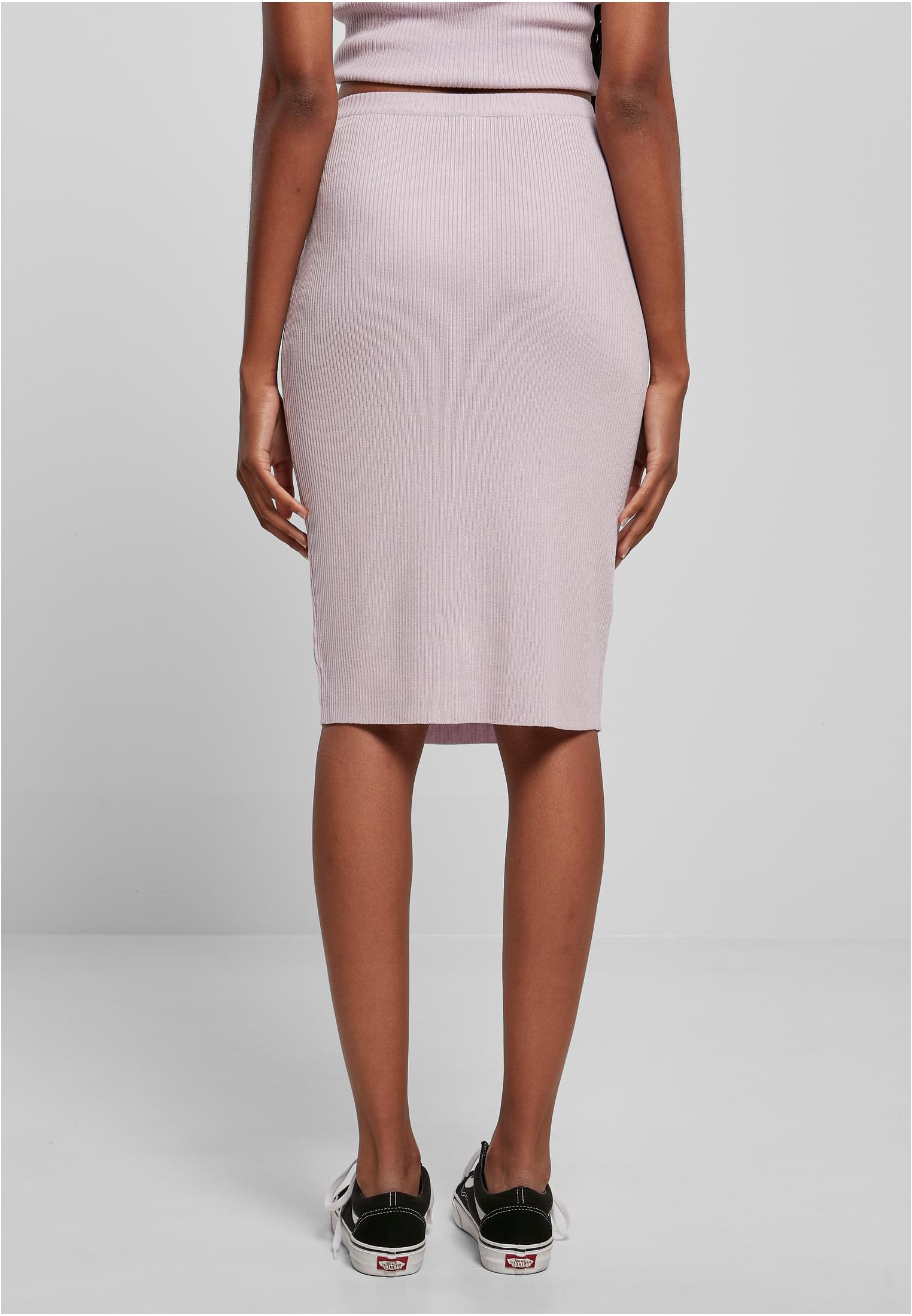 Ladies Rib Knit Midi Skirt lilac 3XL - variant image 2