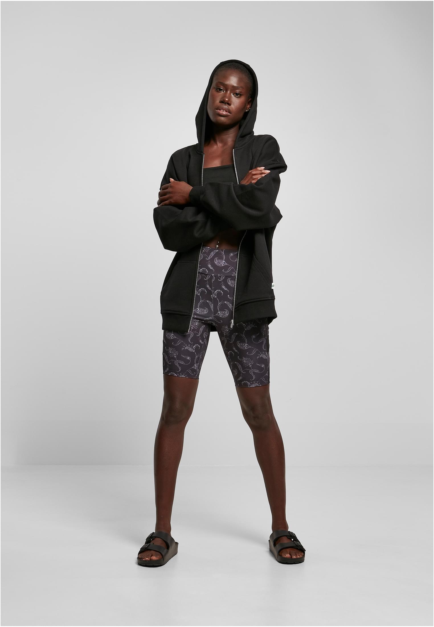 Vêtement ample pour femme, fermeture éclair, capuche, noir, 3XL
 - variant image 4