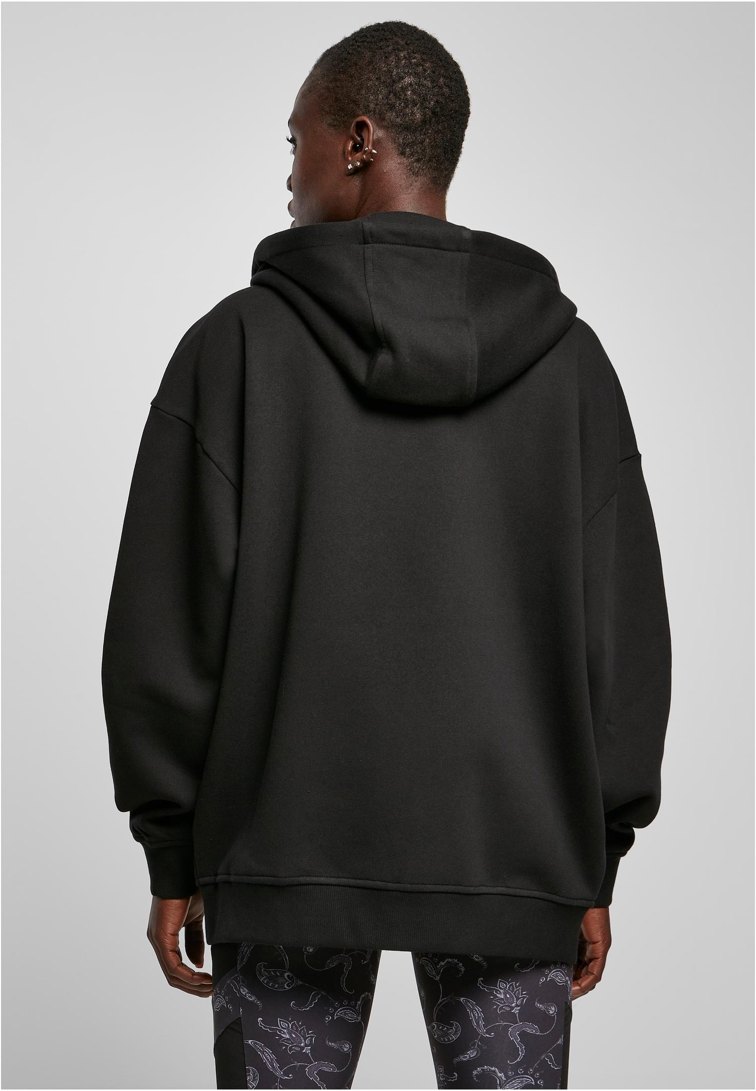 Vêtement ample pour femme, fermeture éclair, capuche, noir, 3XL
 - variant image 2