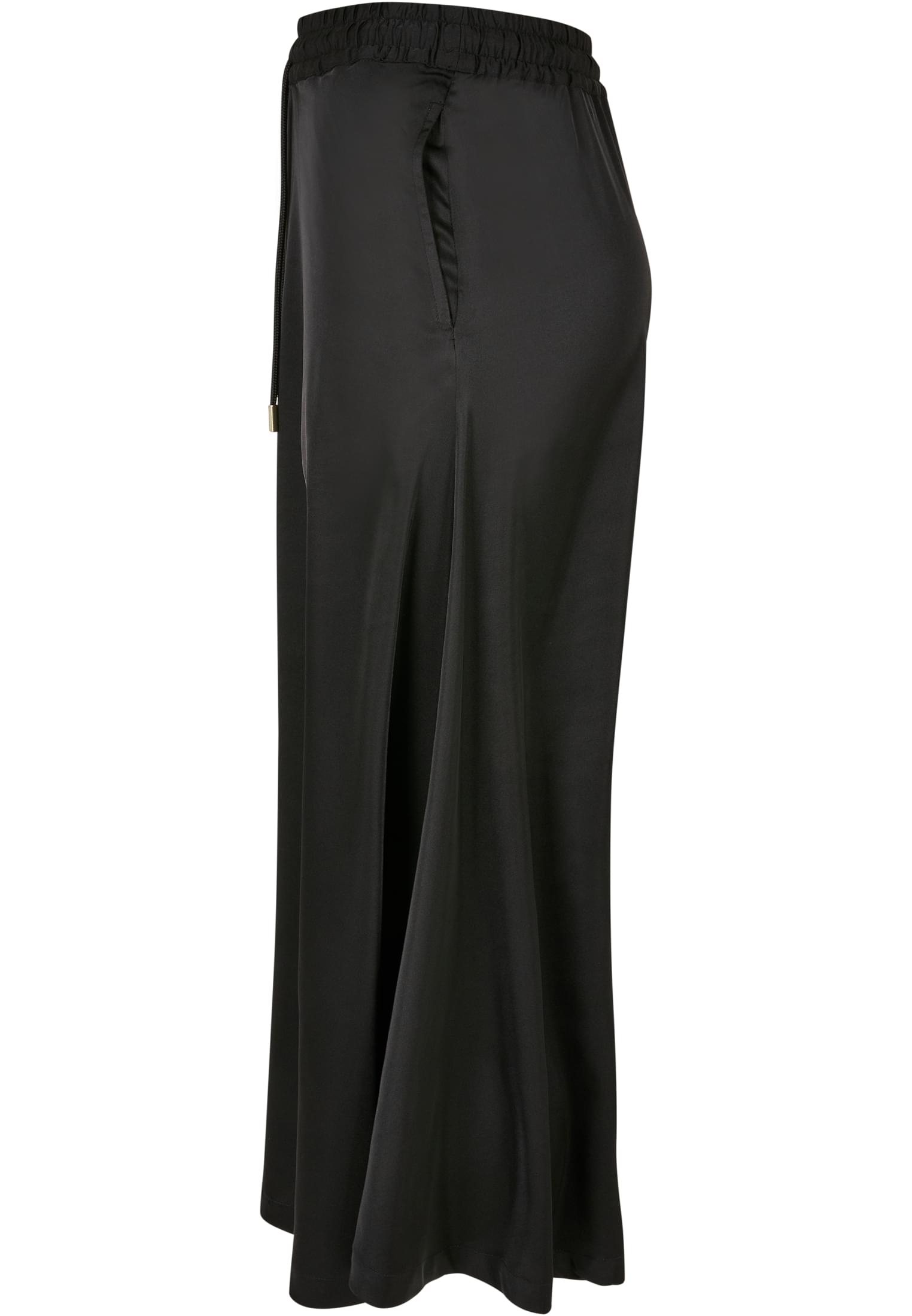 Faldas de satén para mujer midi negras 3XL
 - variant image 6