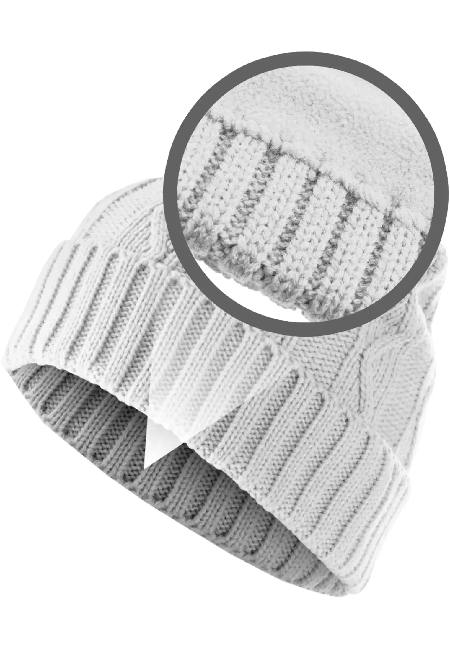 Beanie Cable Flap white one size - variant image 4