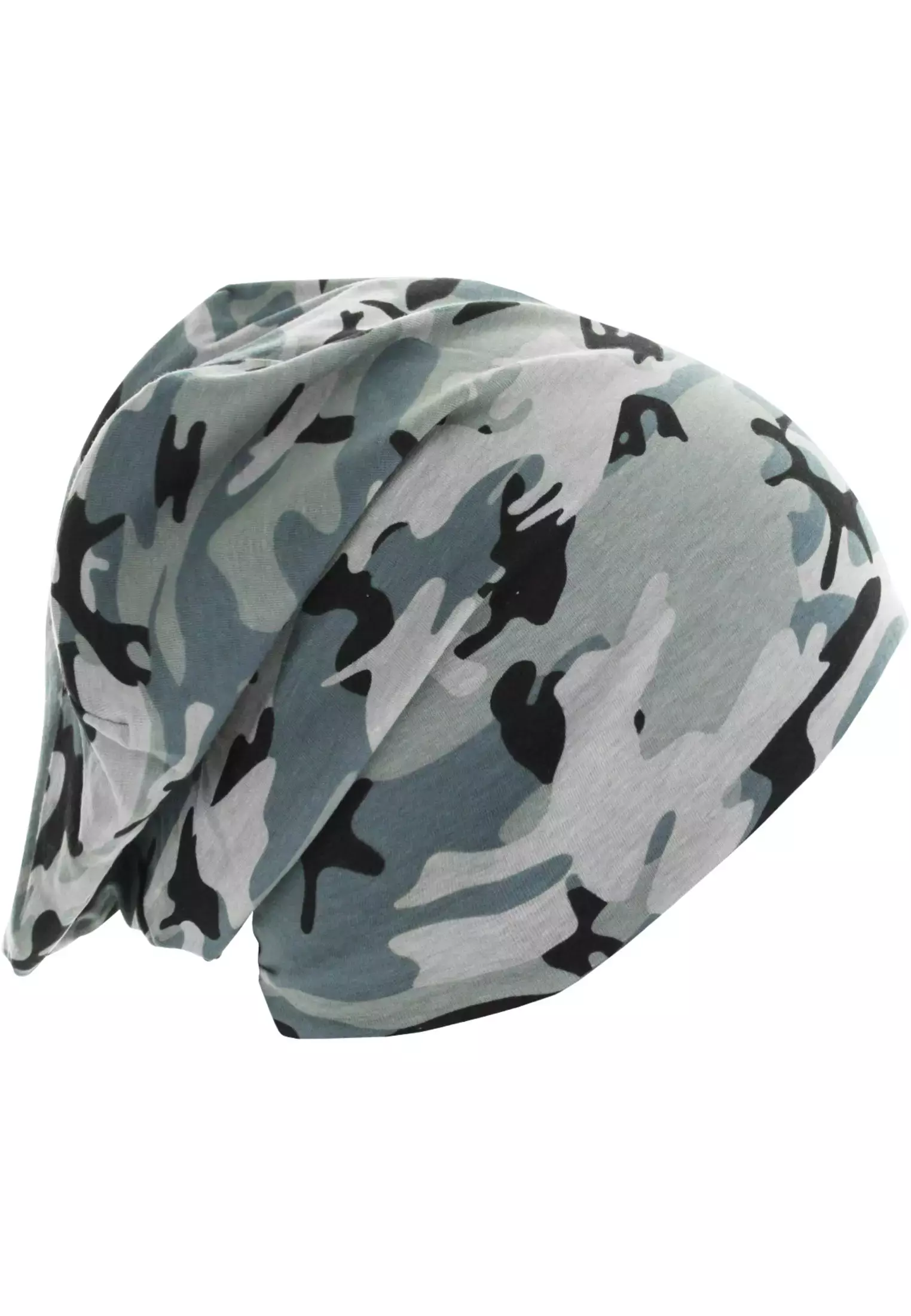 Printed Jersey Beanie grey camo/charcoal one size - variant image 2