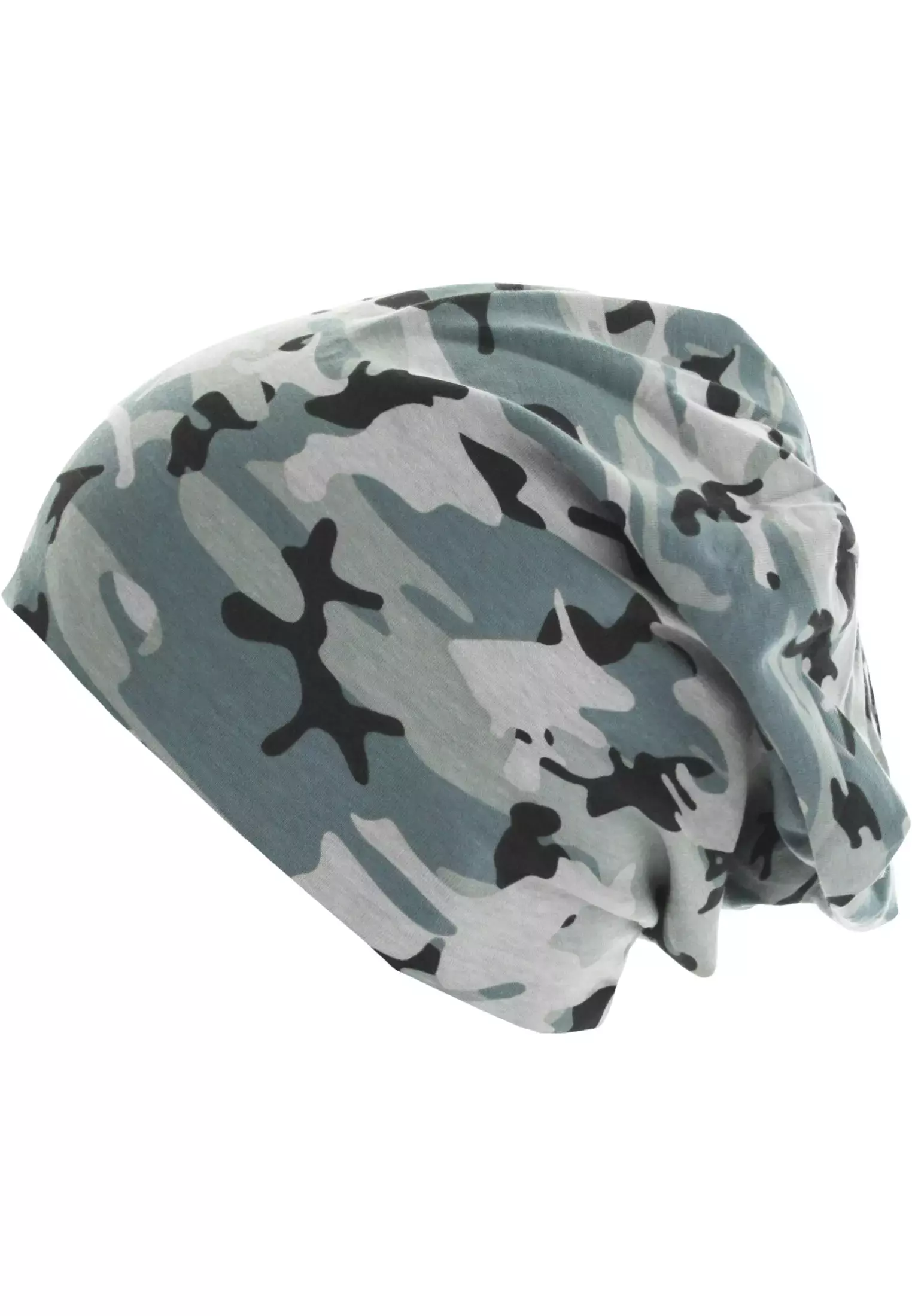 Printed Jersey Beanie grey camo/charcoal one size - variant image 4
