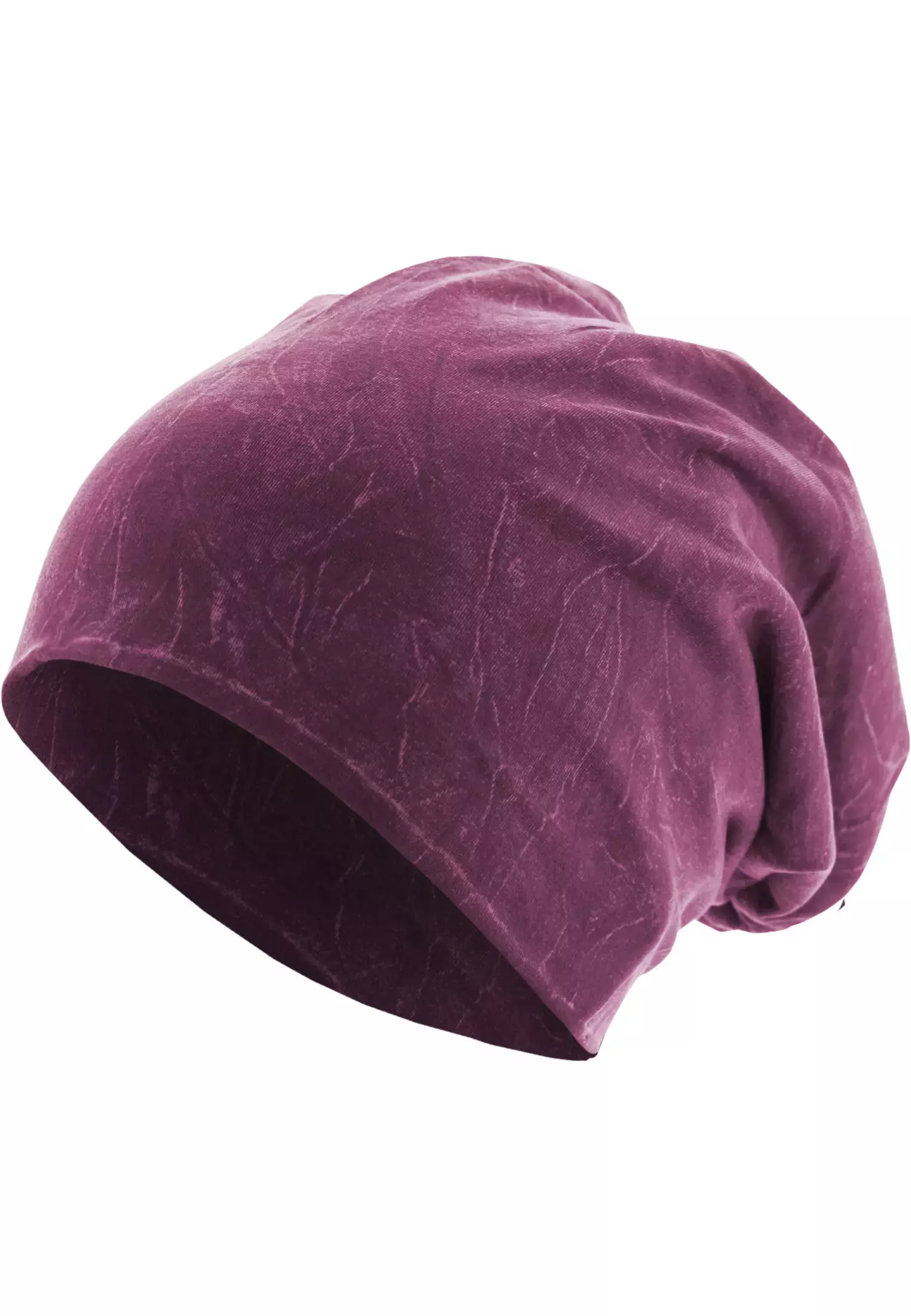 Stonewashed Jersey Beanie purple one size - variant image 1