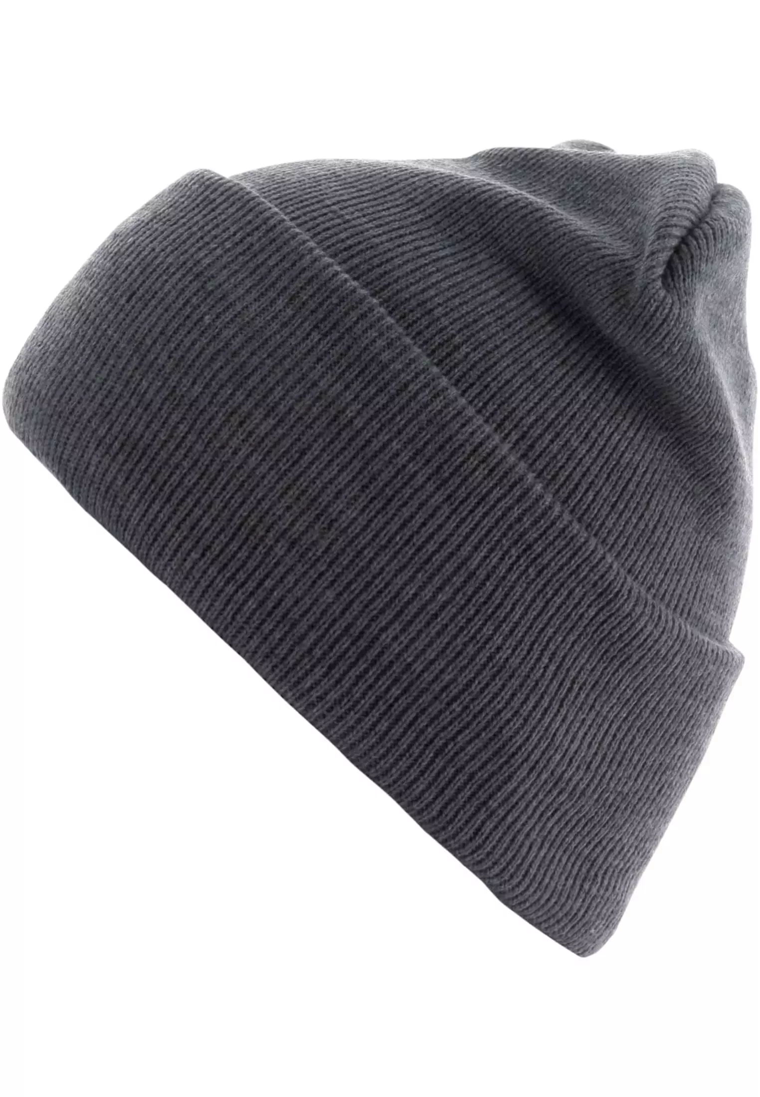 Beanie Basic Flap Long Version h.grey one size - alternate variant 2
