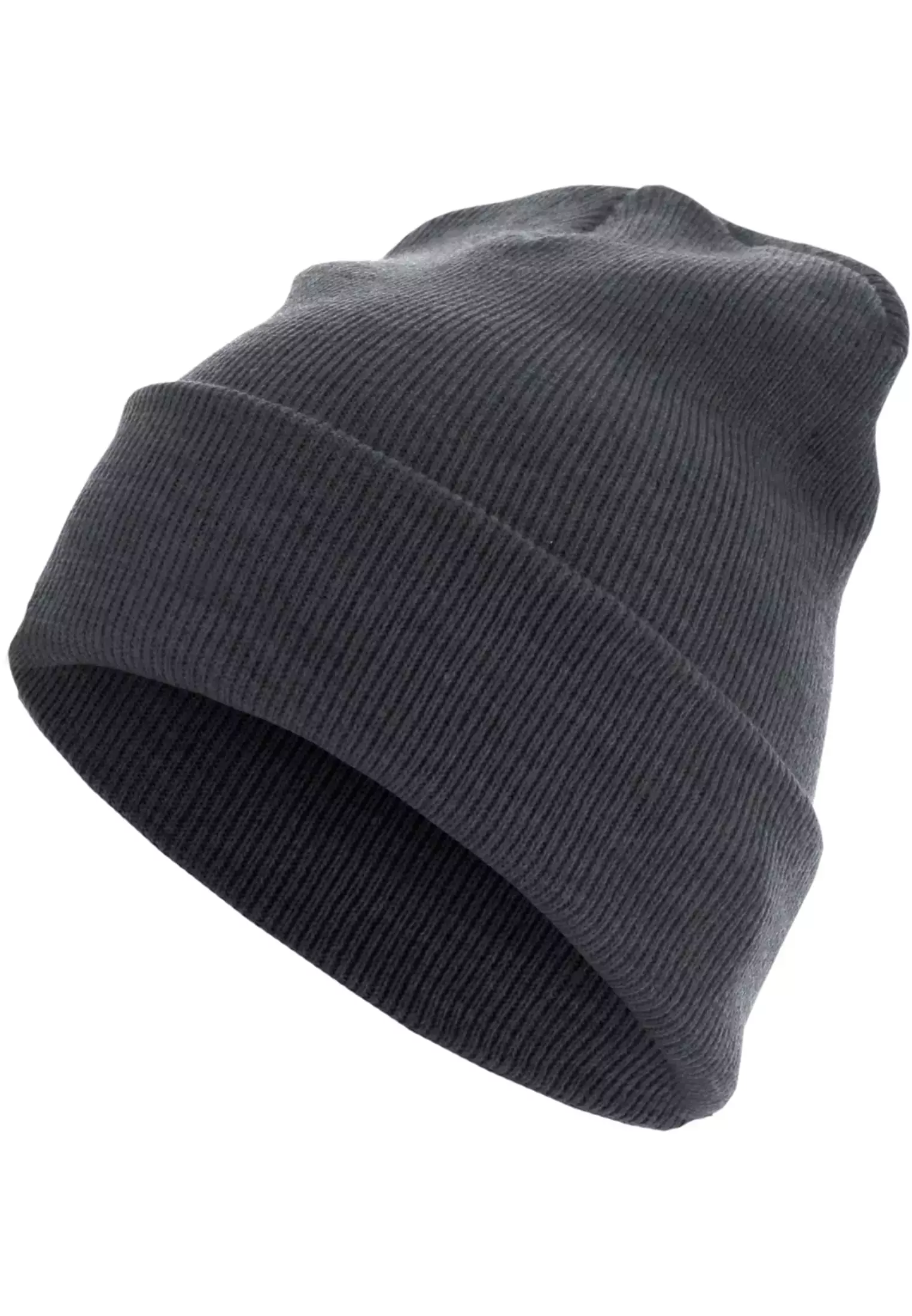 Beanie Basic Flap Long Version h.grey one size - variant image 3