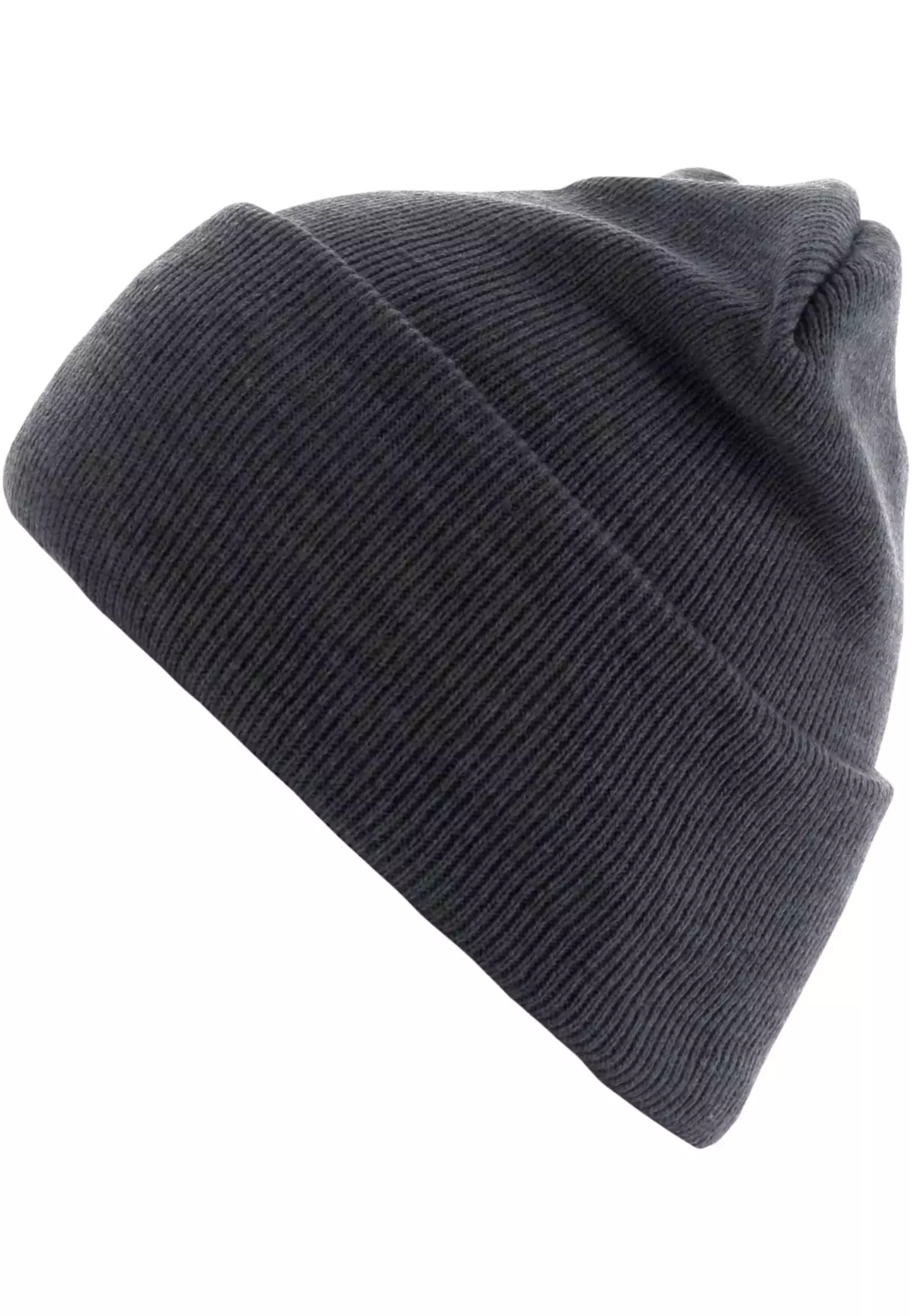 Beanie Basic Flap Long Version h.charcoal one size - alternate variant 4