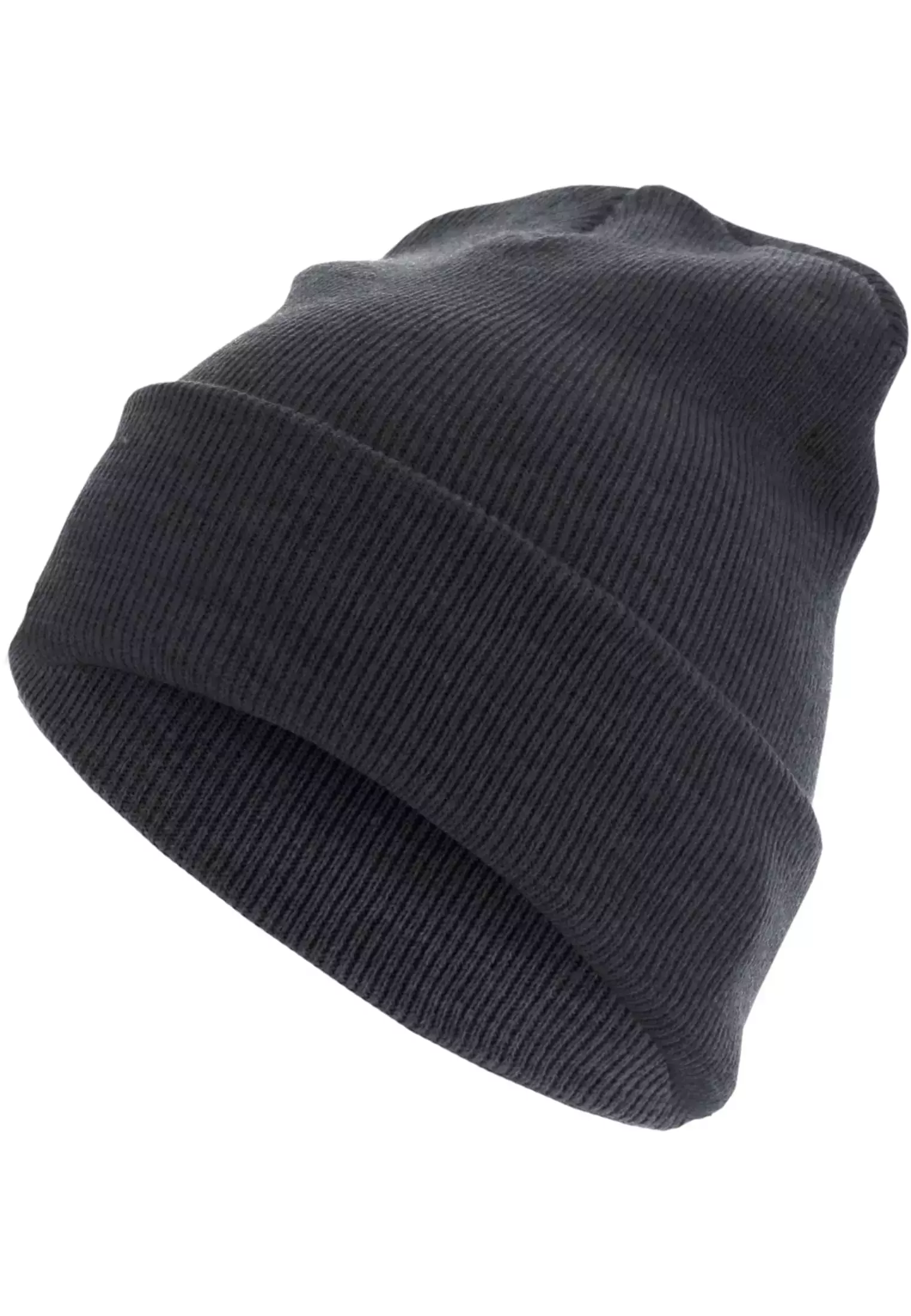 Beanie Basic Flap Long Version h.charcoal one size - variant image 3