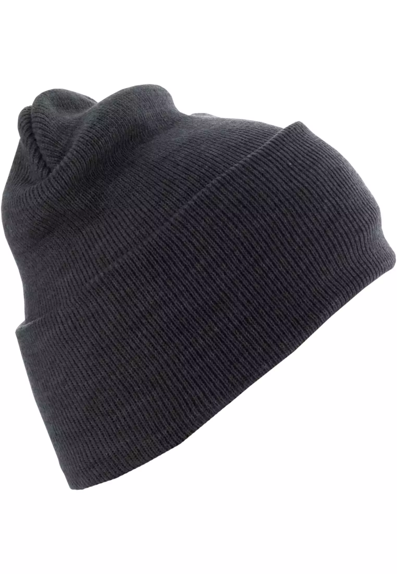 Beanie Basic Flap Long Version h.charcoal one size - variant image 2