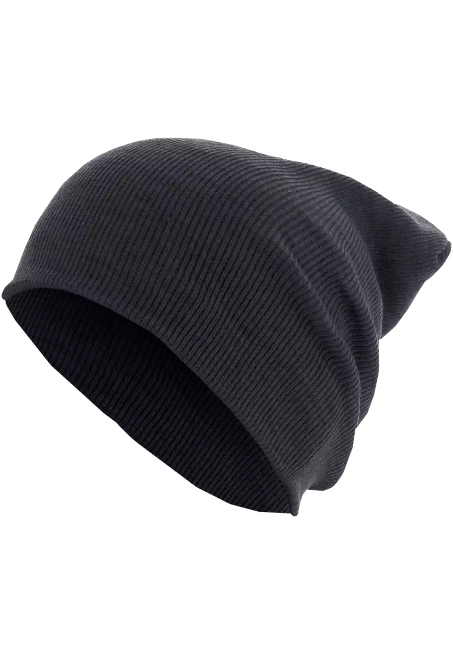 Beanie Basic Flap Long Version h.charcoal one size - variant image 4