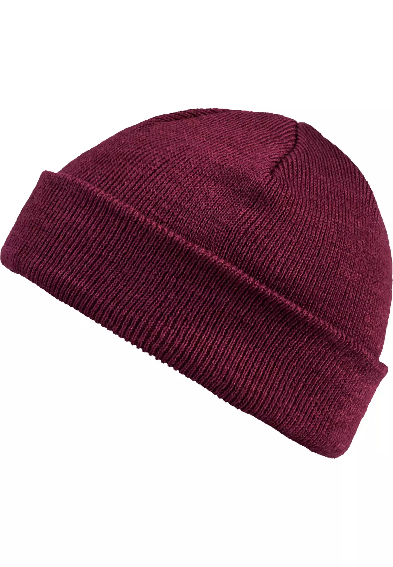 Short Cuff Knit Beanie maroon one size - variant image 1
