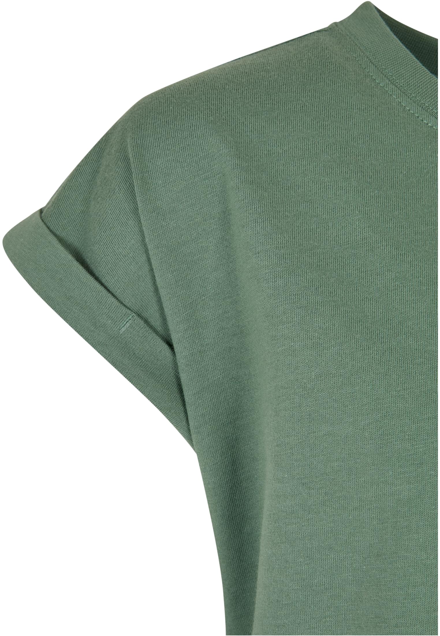 Girls Organic Extended Shoulder Tee salvia 110/116 - variant image 3