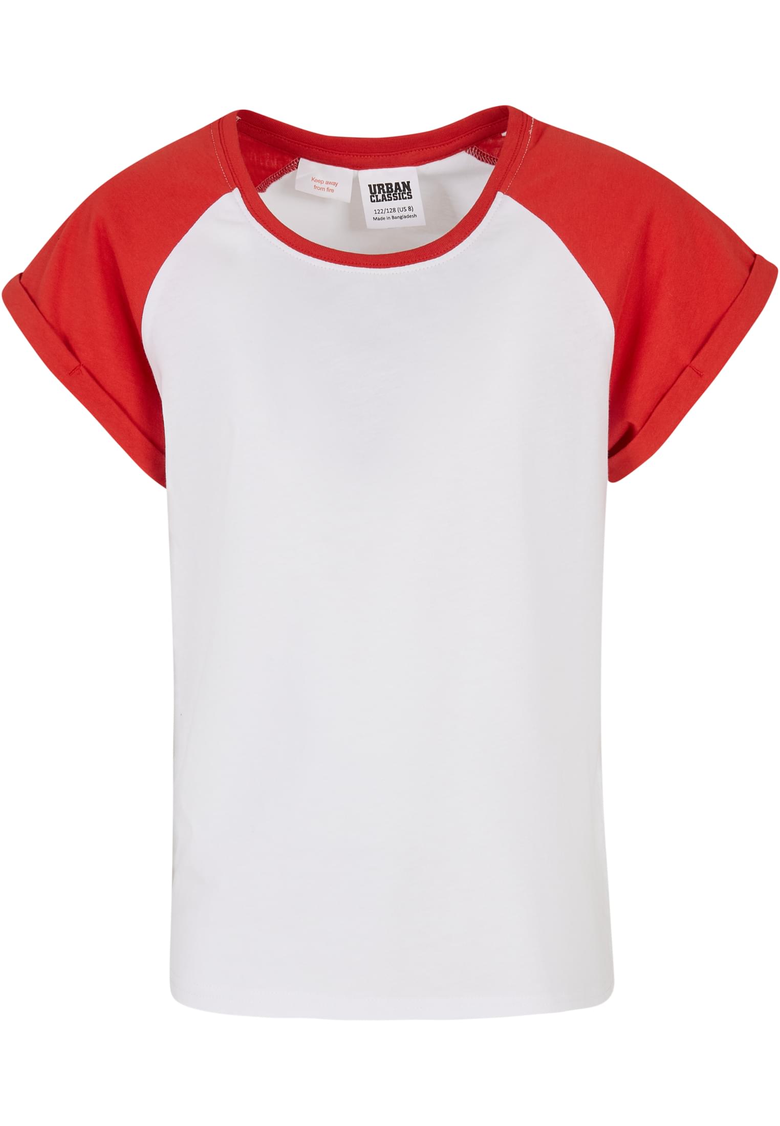 Fille Contrast Raglan Tee 2-Pack blanc/rouge+blanc+noir 110/116
 - variant image 5