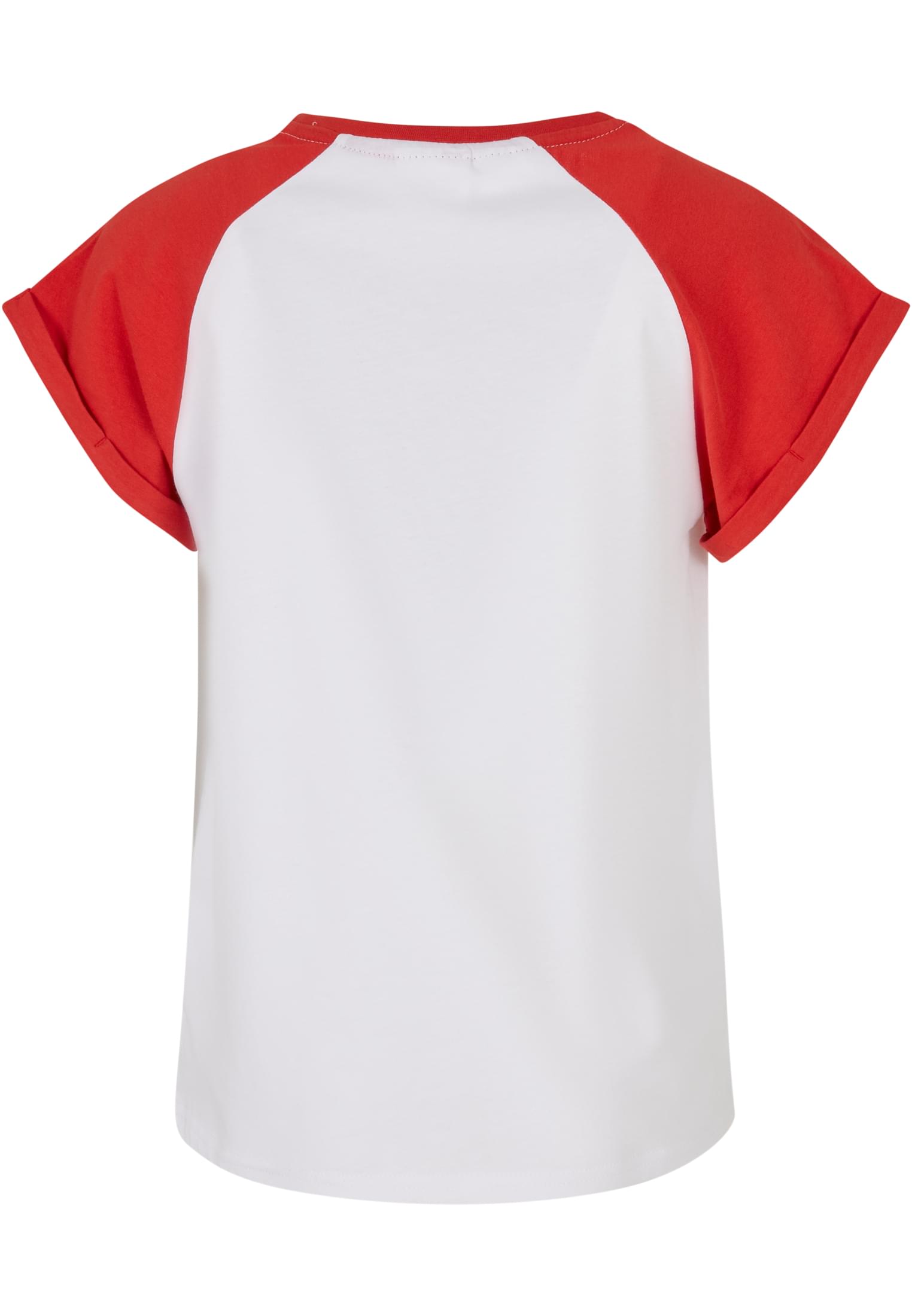Fille Contrast Raglan Tee 2-Pack blanc/rouge+blanc+noir 110/116
 - variant image 6
