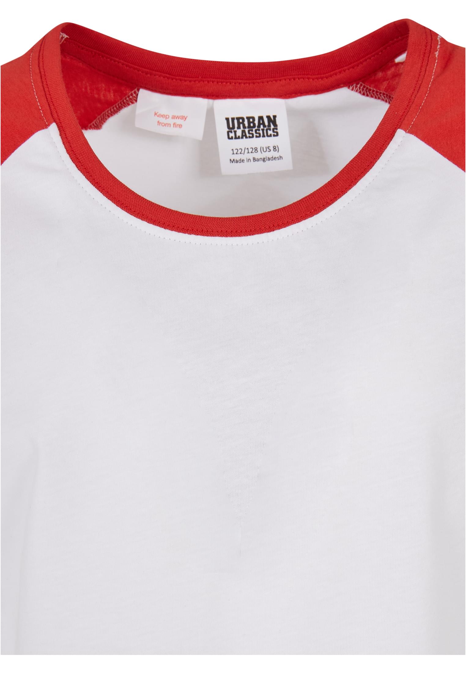 Fille Contrast Raglan Tee 2-Pack blanc/rouge+blanc+noir 110/116
 - variant image 7