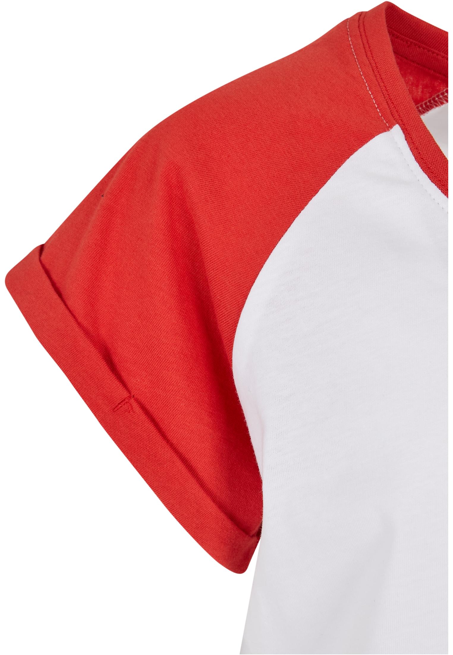 Fille Contrast Raglan Tee 2-Pack blanc/rouge+blanc+noir 110/116
 - variant image 8