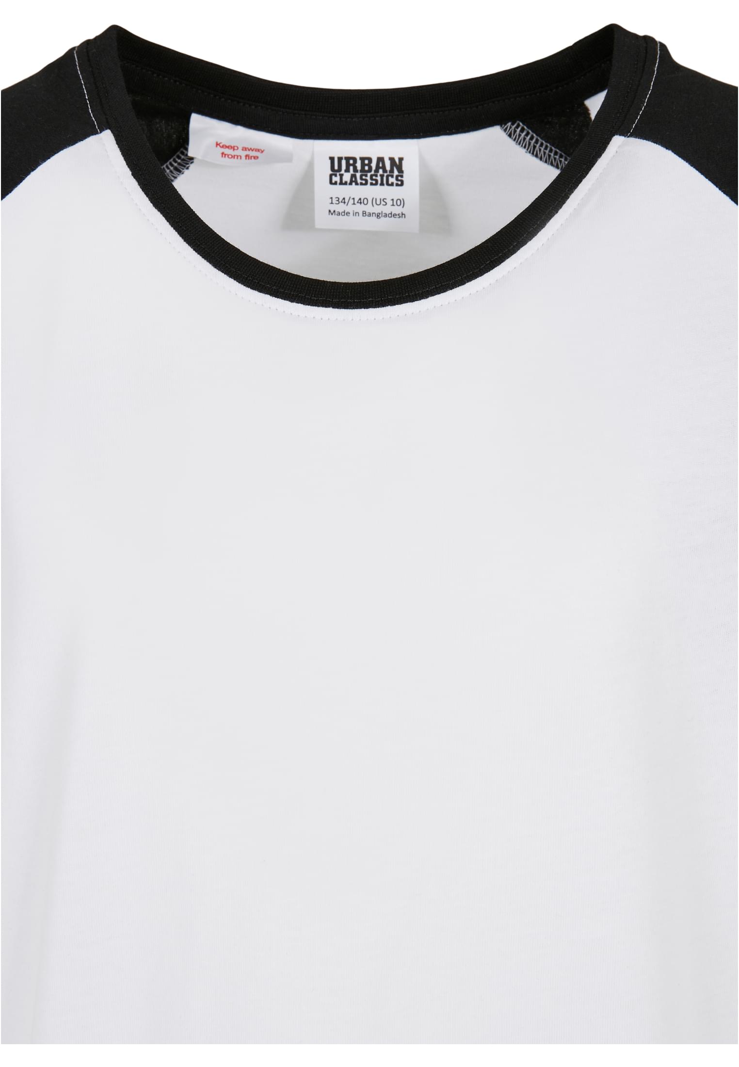 Fille Contrast Raglan Tee 2-Pack blanc/rouge+blanc+noir 110/116
 - variant image 3