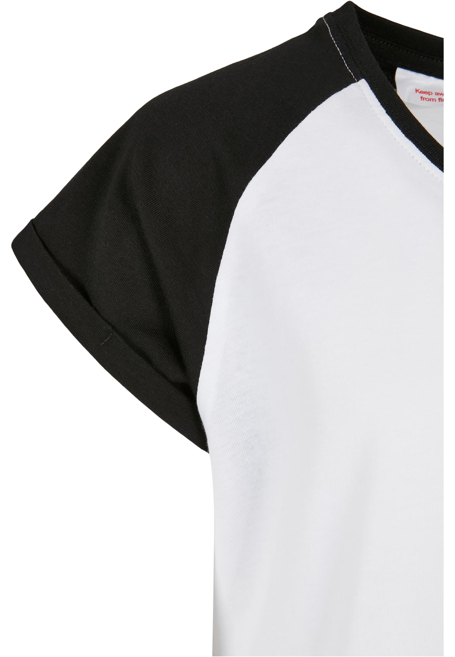 Fille Contrast Raglan Tee 2-Pack blanc/rouge+blanc+noir 110/116
 - variant image 4
