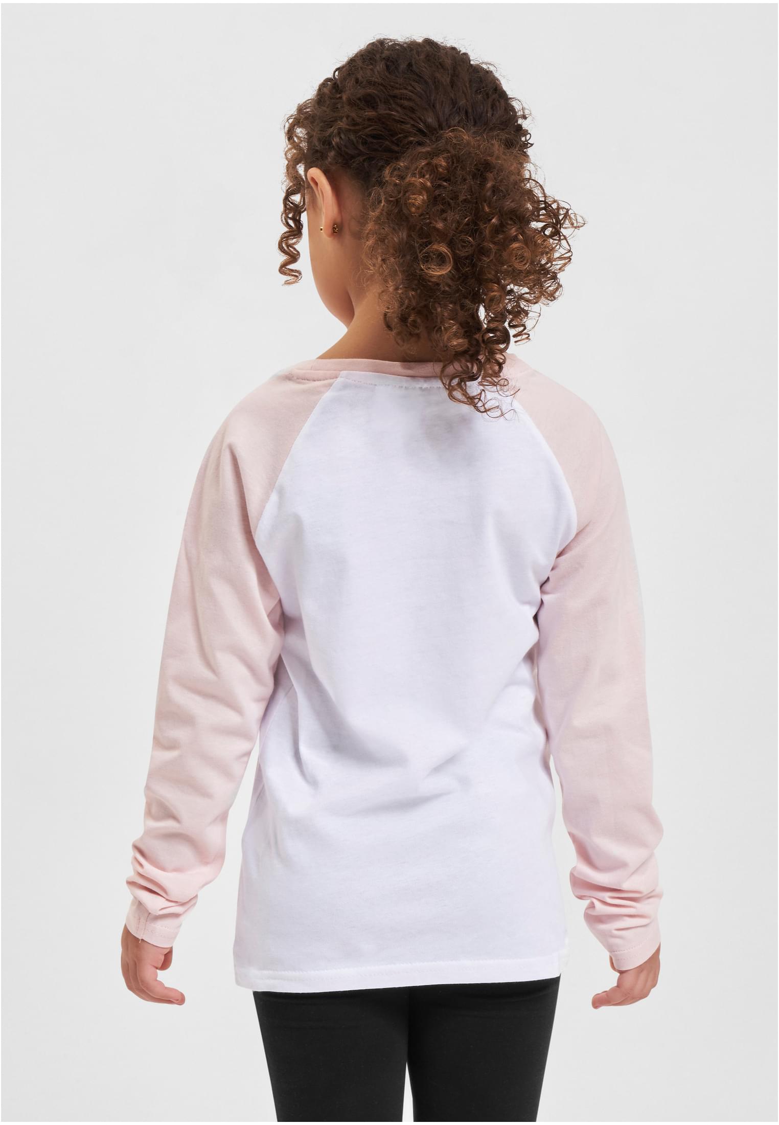 Filles Contrast Raglan Long Sleeve 2-Pack blanc/rose+blanc/noir 110/116
 - variant image 4