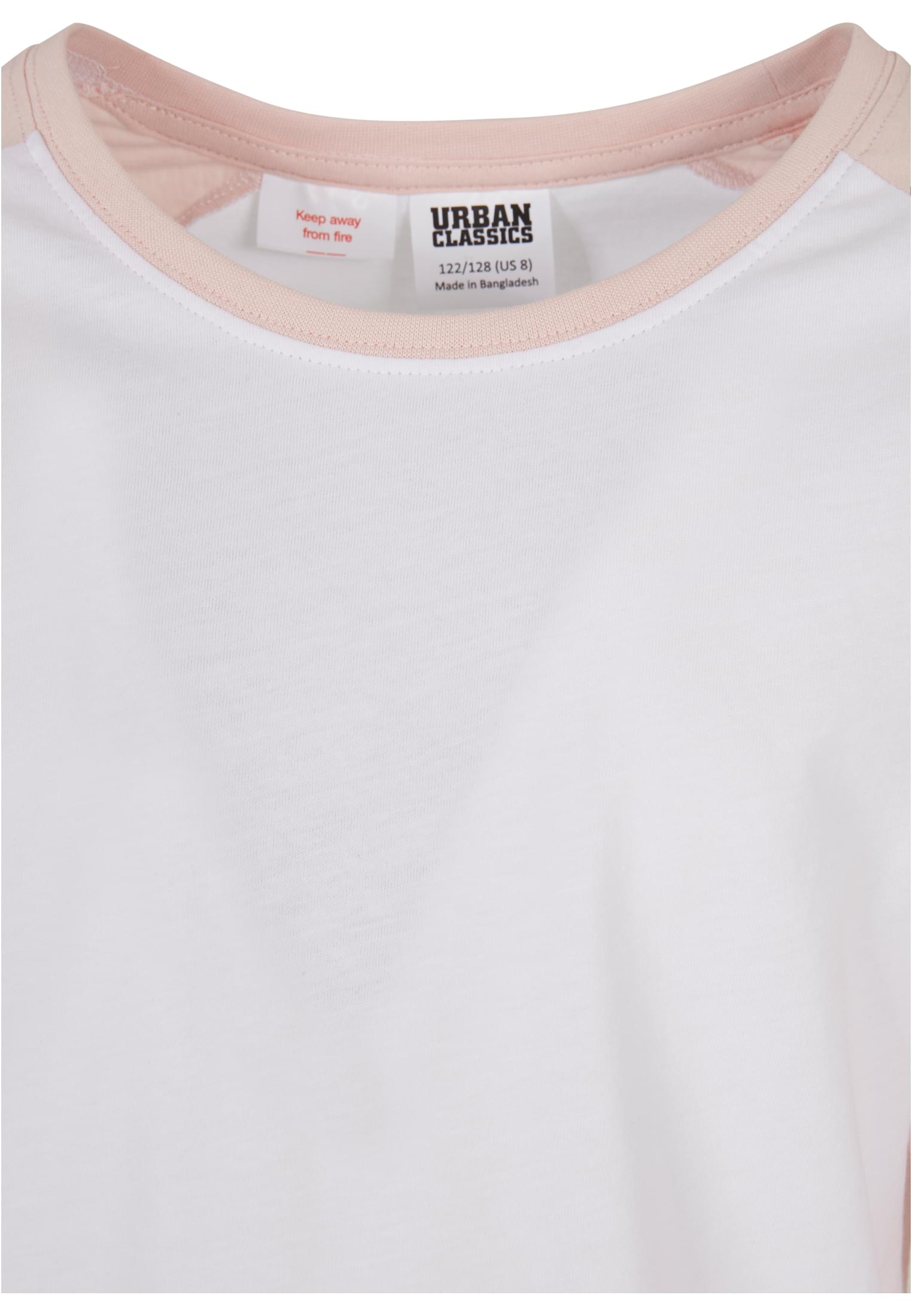 Filles Contrast Raglan Long Sleeve 2-Pack blanc/rose+blanc/noir 110/116
 - variant image 9