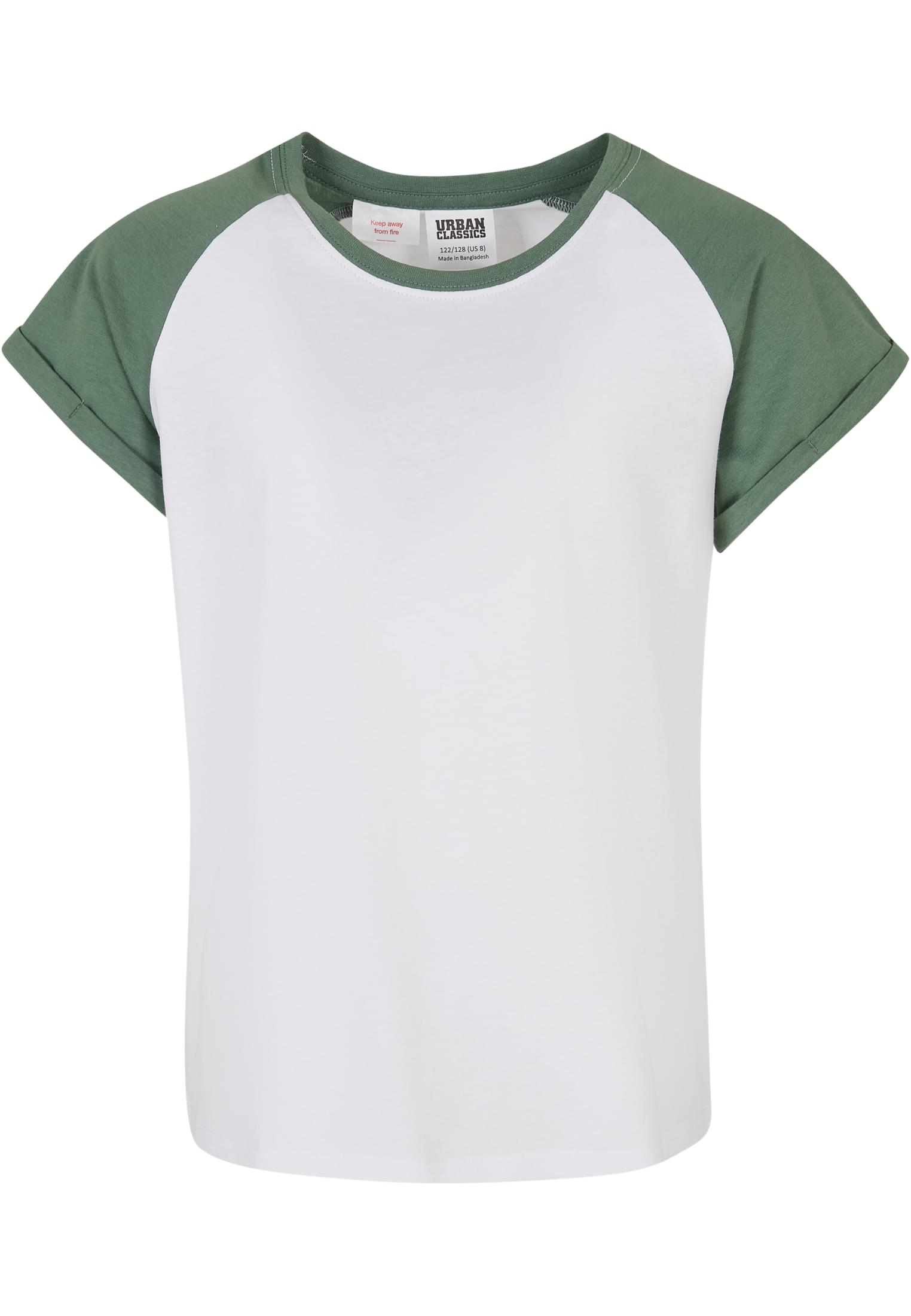 Fille Contrast Raglan Tee 2-Pack blanc/salive+blanc+noir 146/152
 - variant image 1