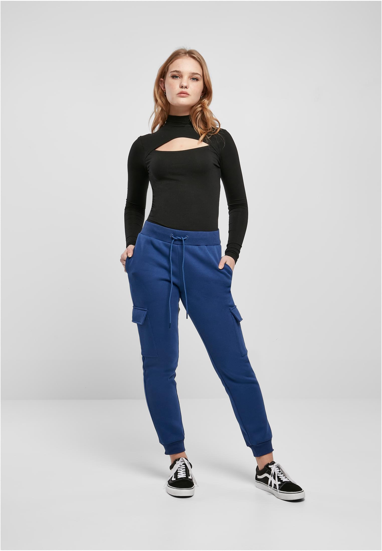 Ladies Cargo Sweat Pants spaceblue 3XL - variant image 4