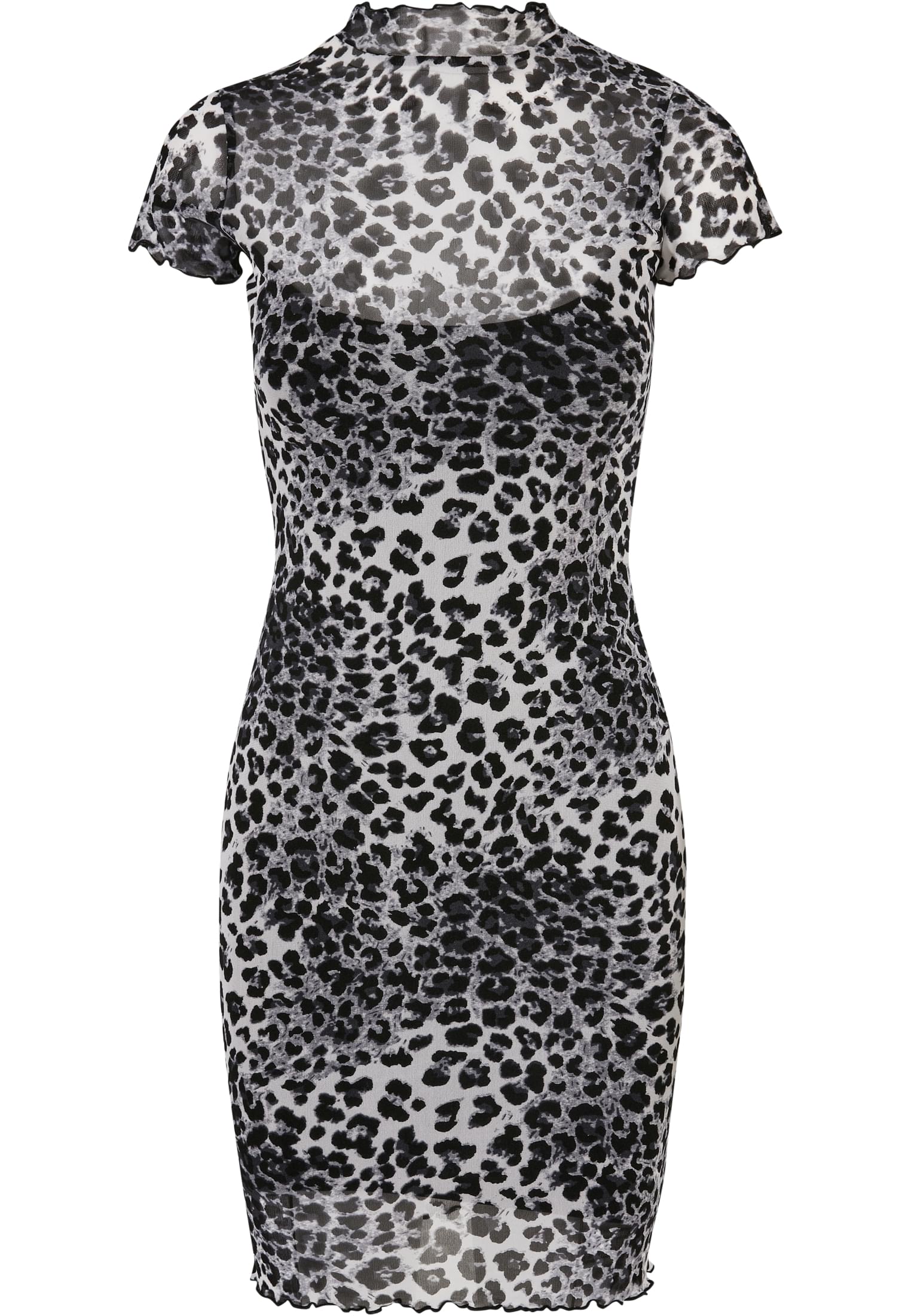 Ladies Mesh Double Layer Dress snowleo 3XL - variant image 5