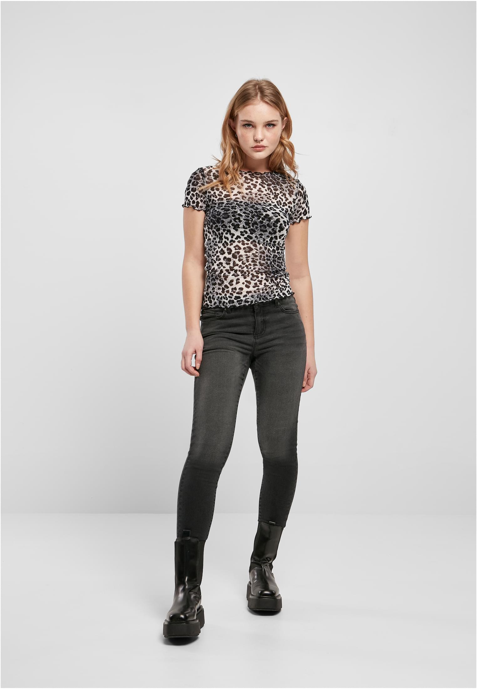 Ladies Mesh Tee snowleo 3XL - variant image 4