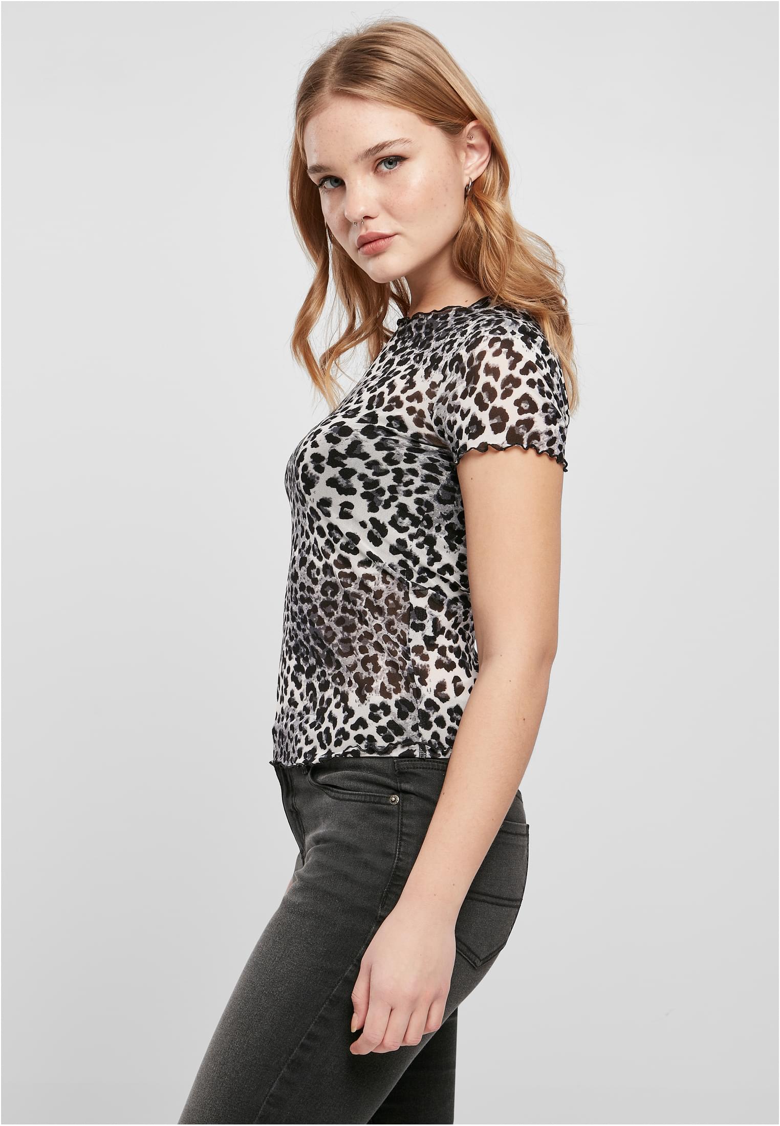 Ladies Mesh Tee snowleo 3XL - variant image 1