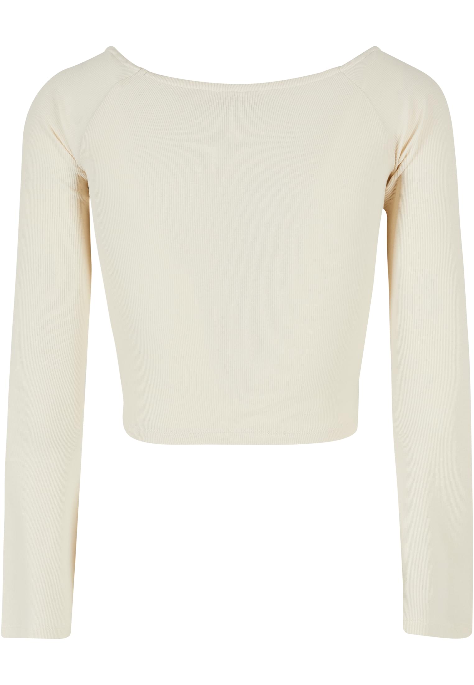 Dames côtes courtes col V large manche longue blanchesand 3XL
 - variant image 6