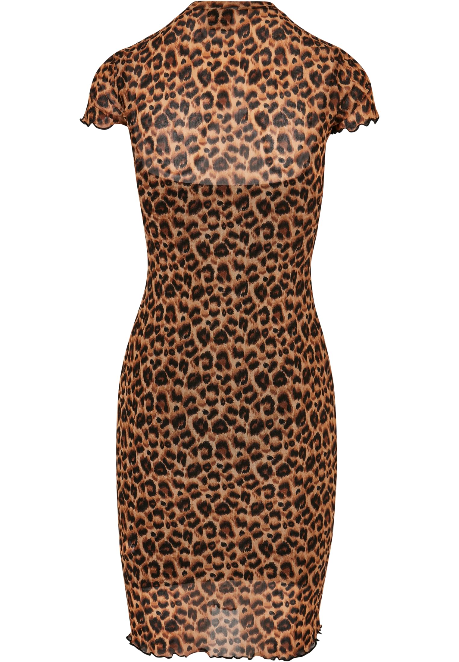 Ladies Mesh Double Layer Dress leo 3XL - variant image 6