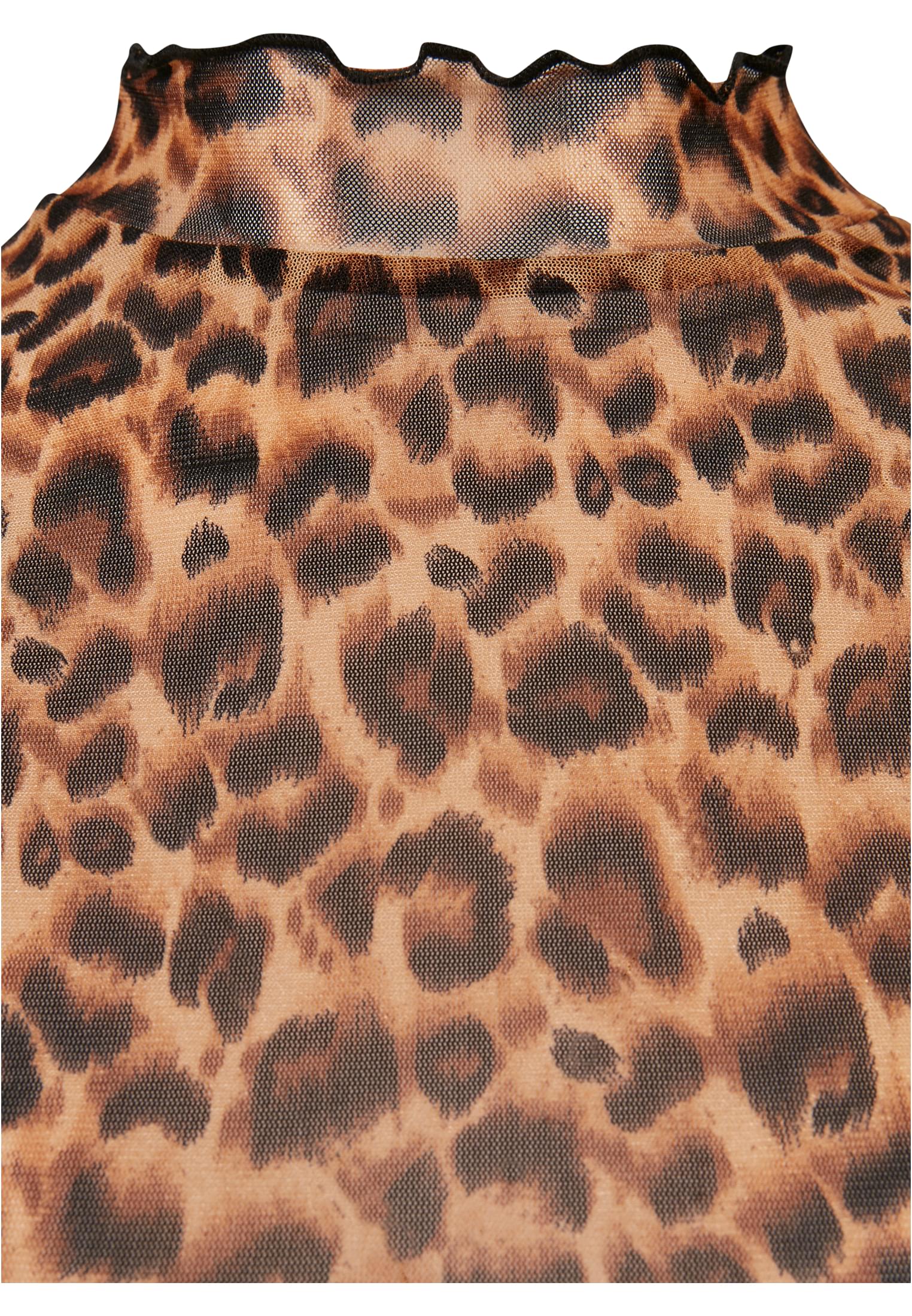 Ladies Mesh Double Layer Dress leo 3XL - variant image 7