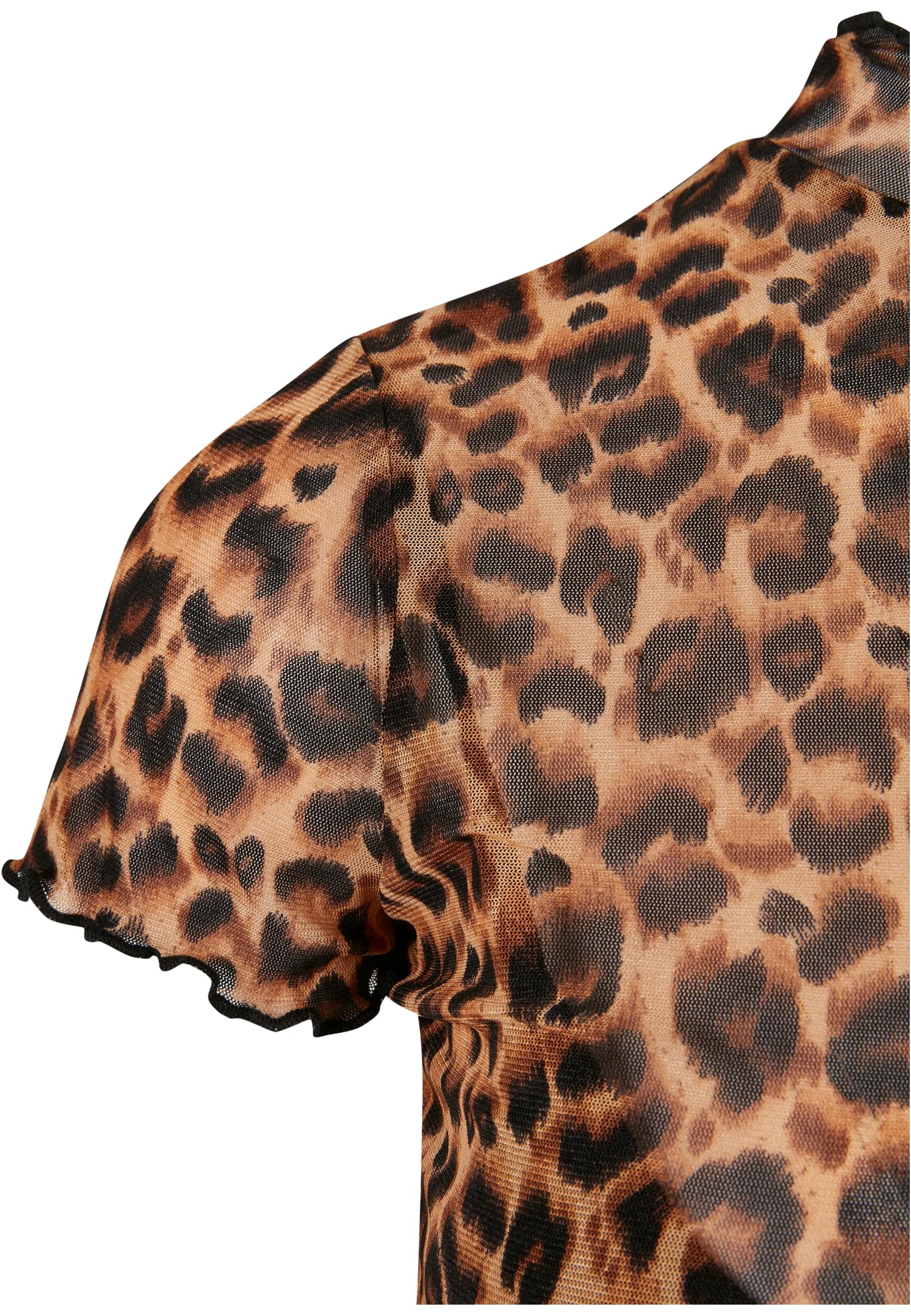 Ladies Mesh Double Layer Dress leo 3XL - variant image 8