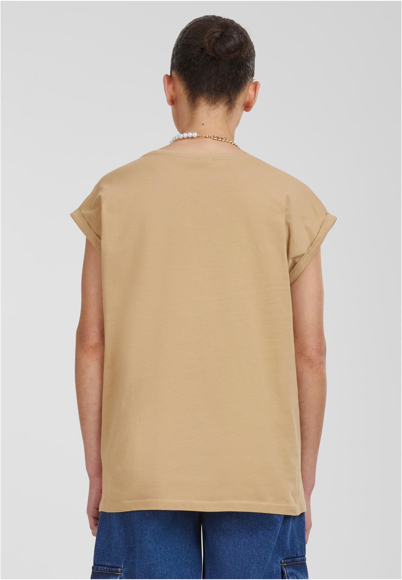 Ladies Extended Shoulder Tee unionbeige 3XL - variant image 2