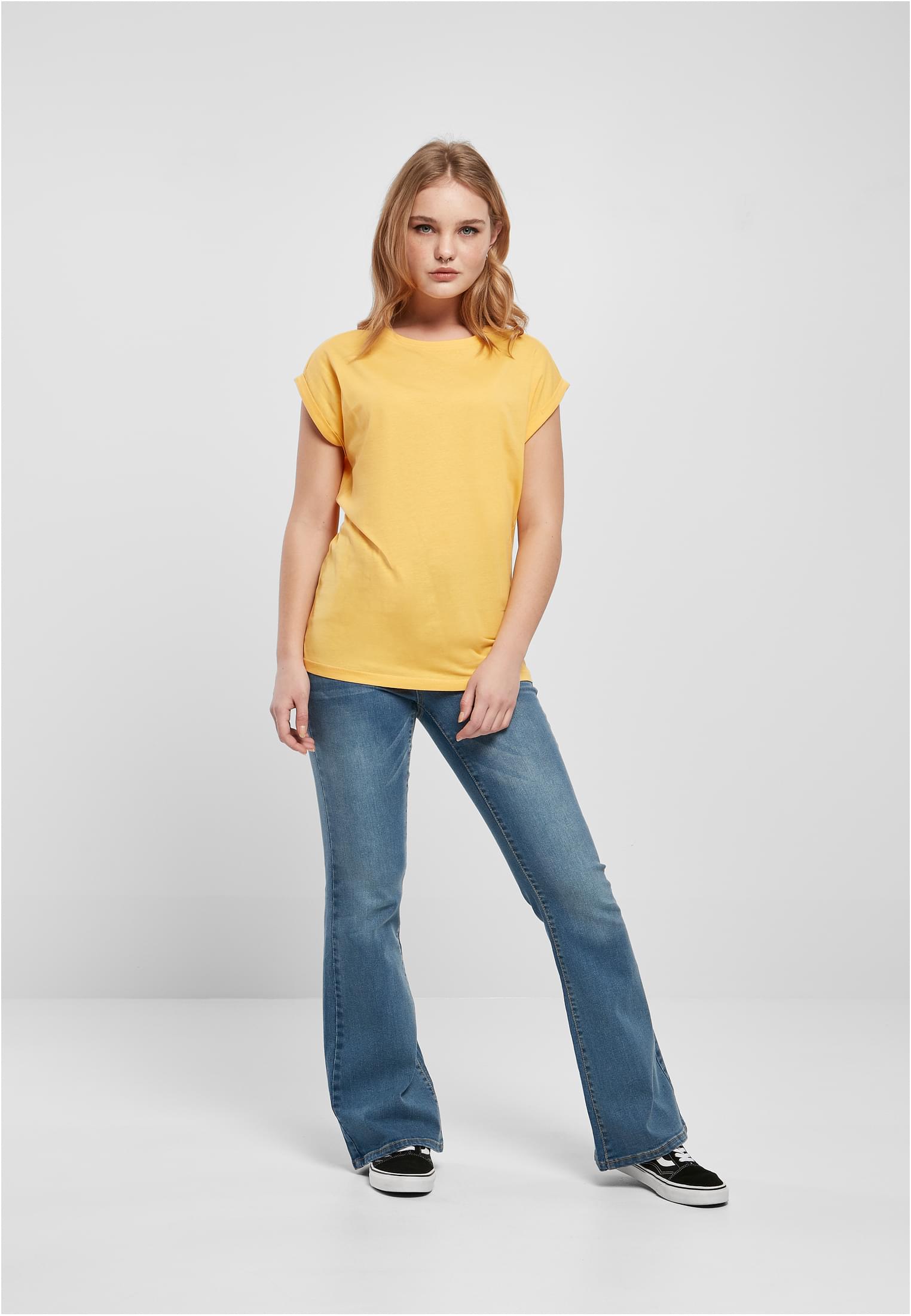 Frauen Verlängerter Schulter T-Shirt dimyellow 3XL
 - variant image 4