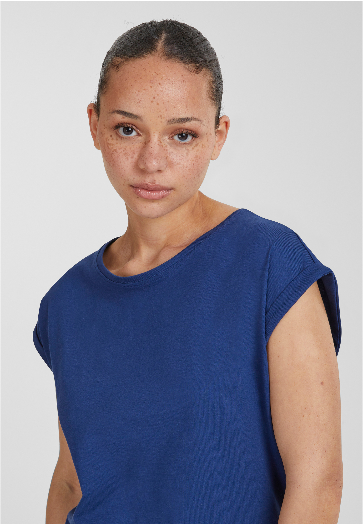 Ladies Extended Shoulder Tee spaceblue 3XL - variant image 6